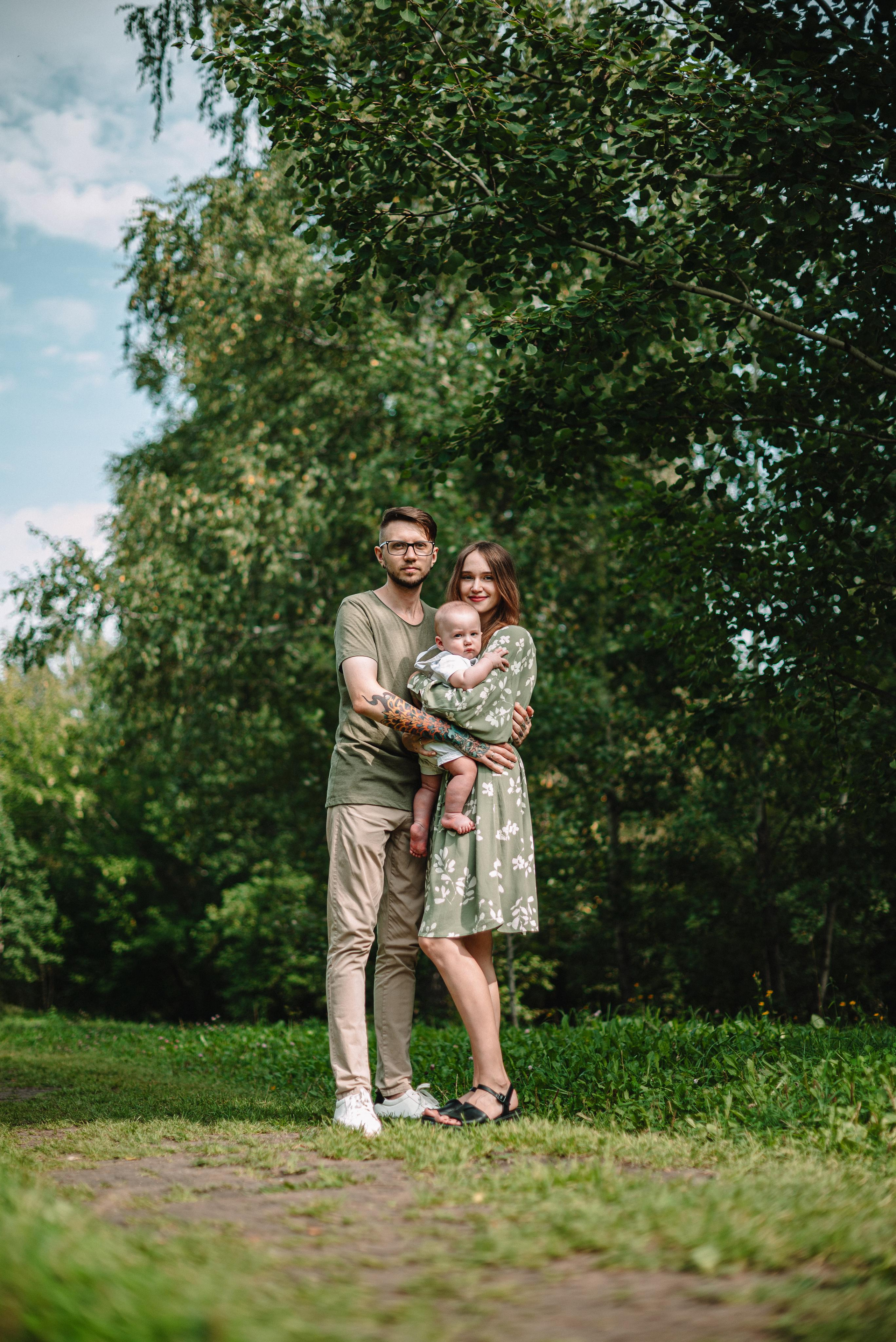 Семейная фотосессия в парке Кемерово
