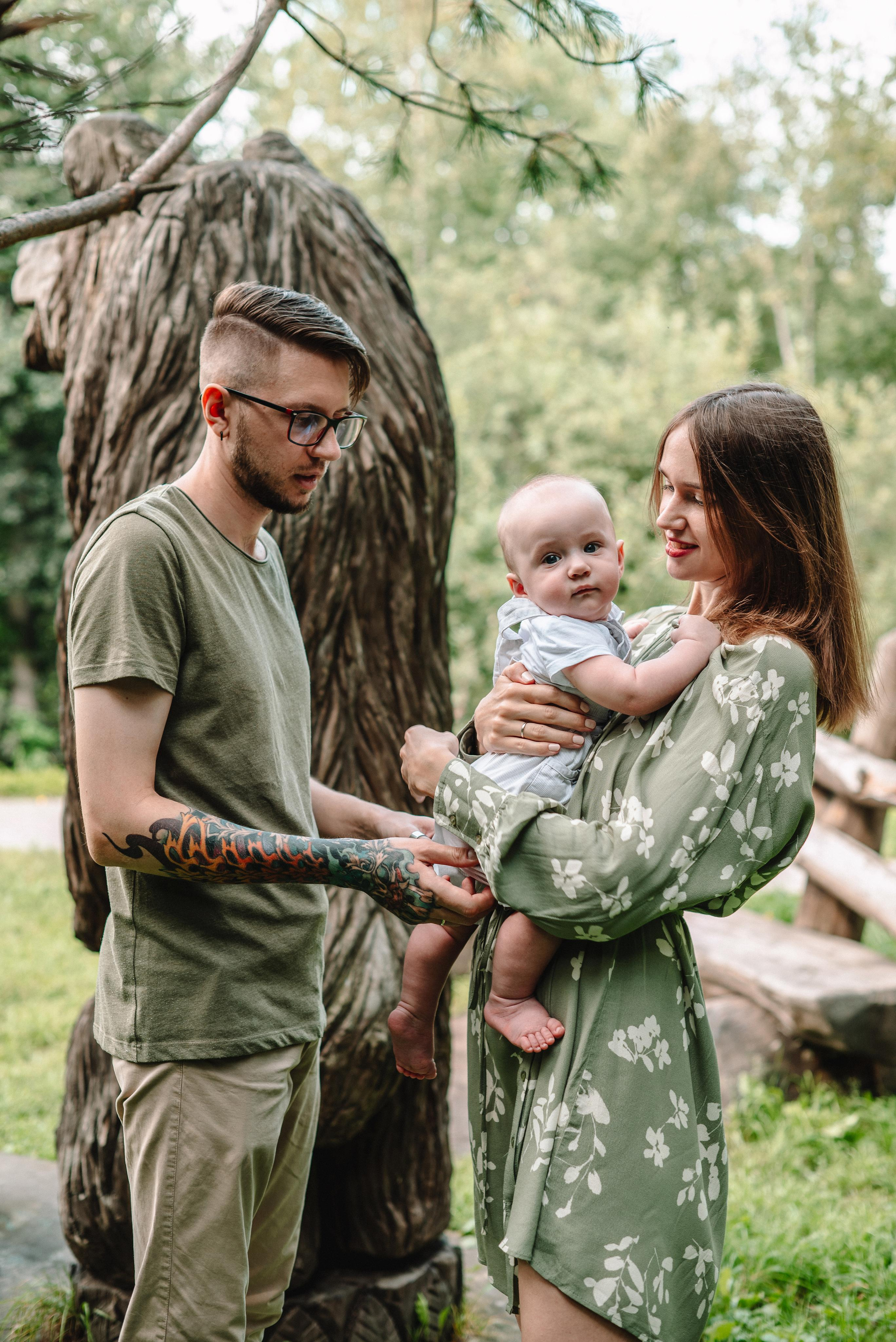 Семейная фотосессия в парке Кемерово