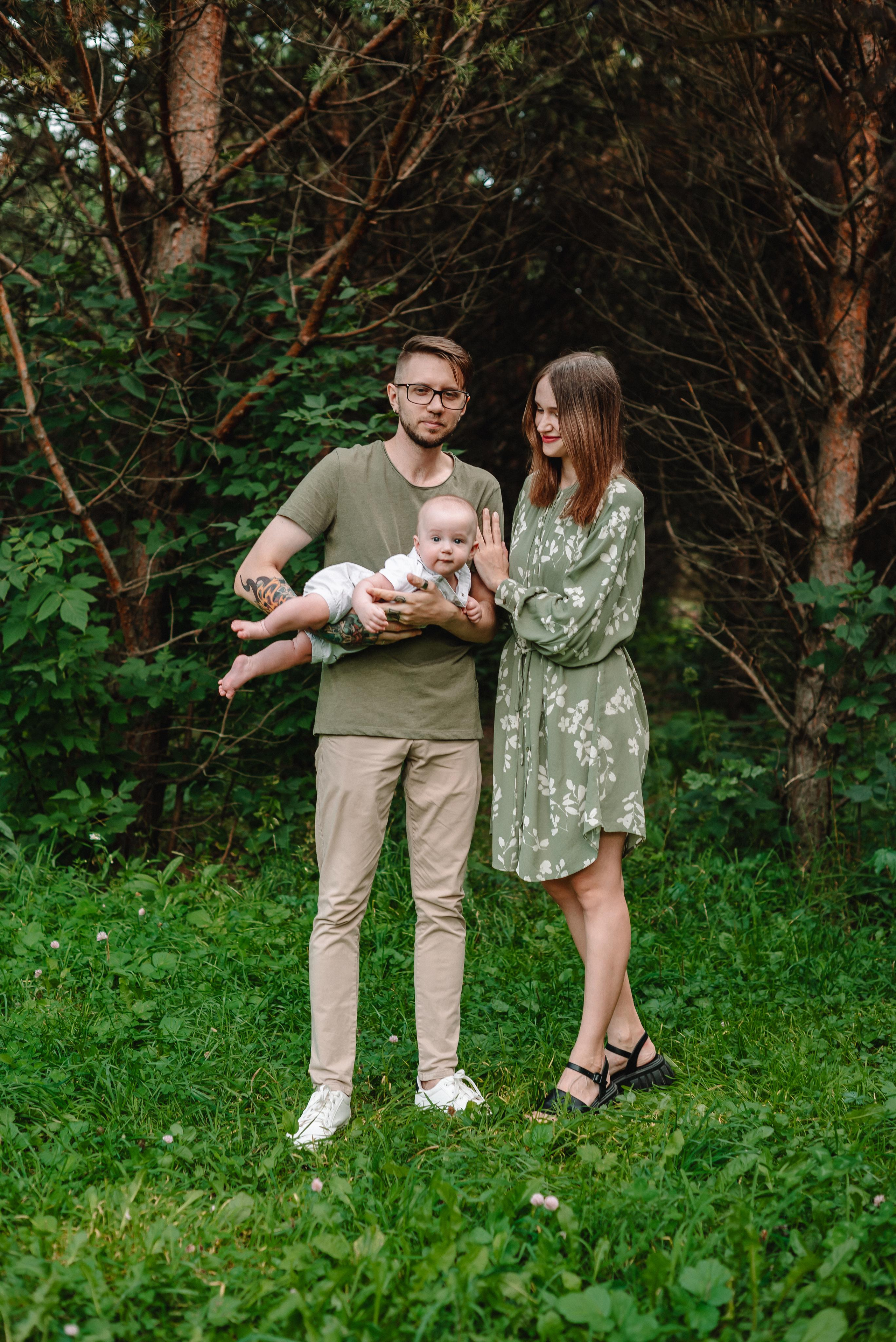 Семейная фотосессия в парке Кемерово