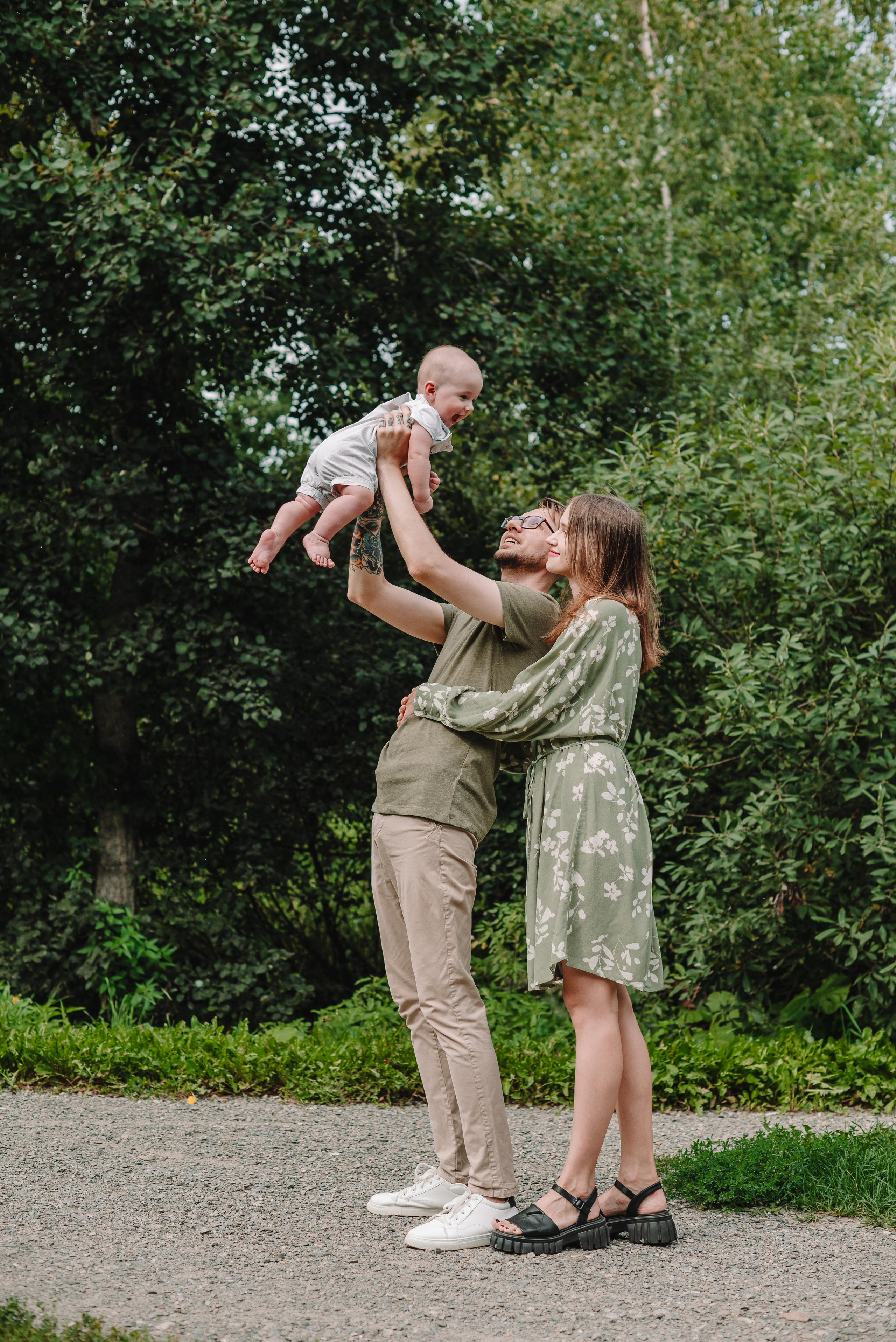 Семейная фотосессия в парке Кемерово