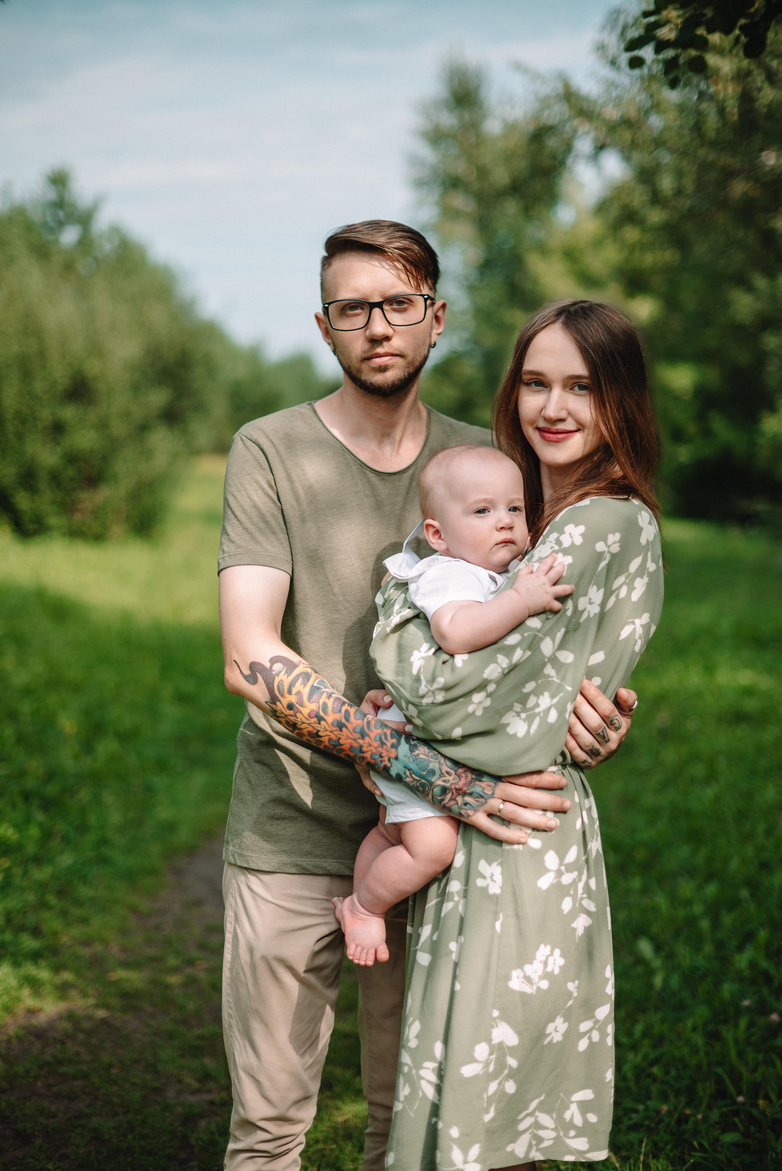 Семейная фотосессия в парке Кемерово