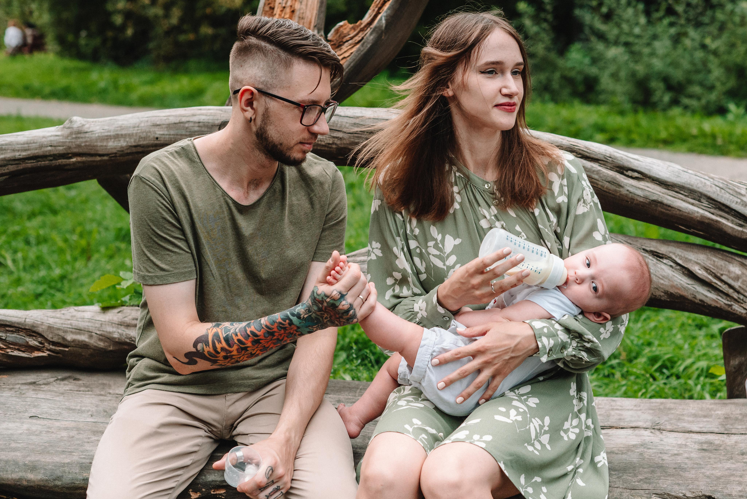 Семейная фотосессия в парке Кемерово