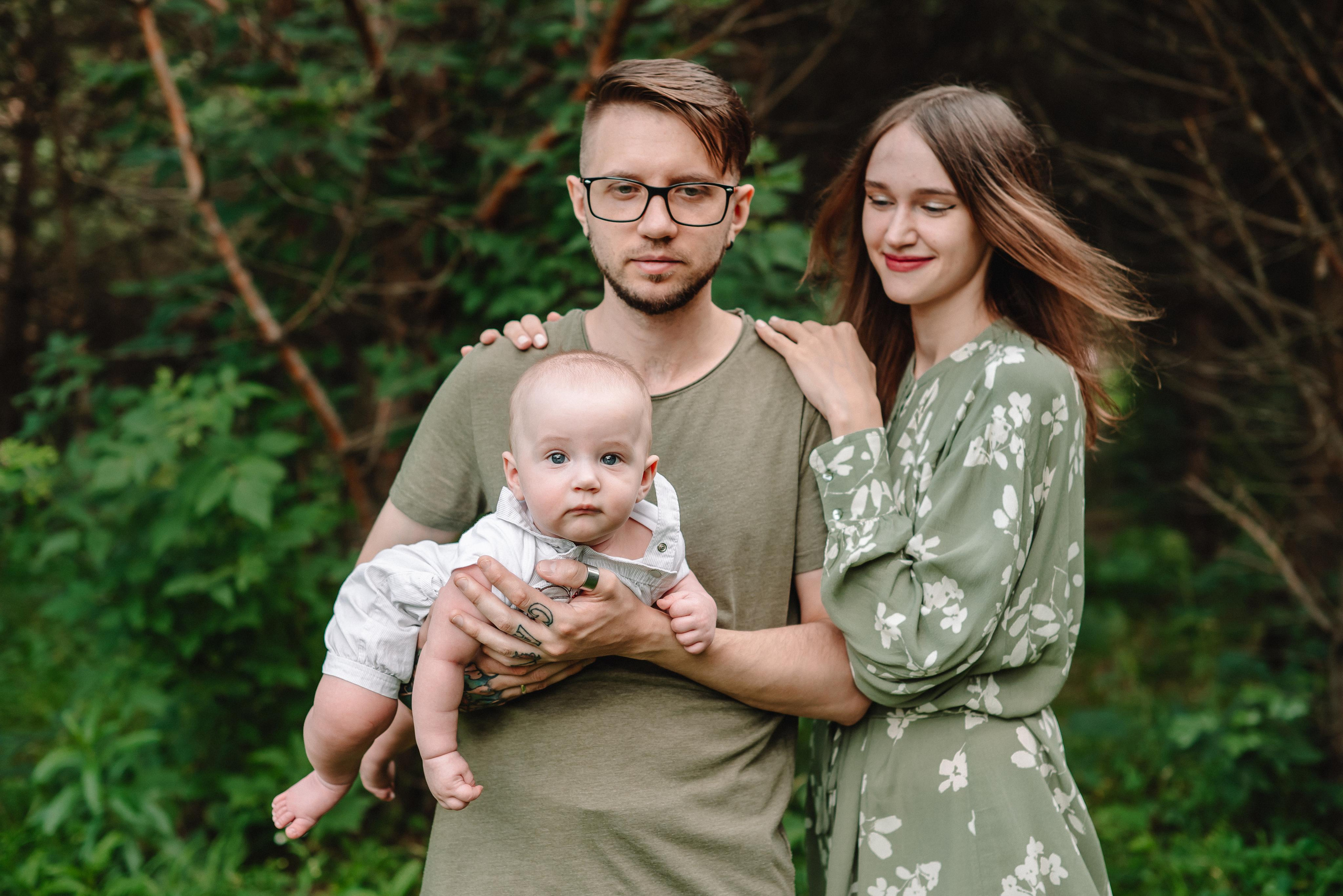 Семейная фотосессия в парке Кемерово