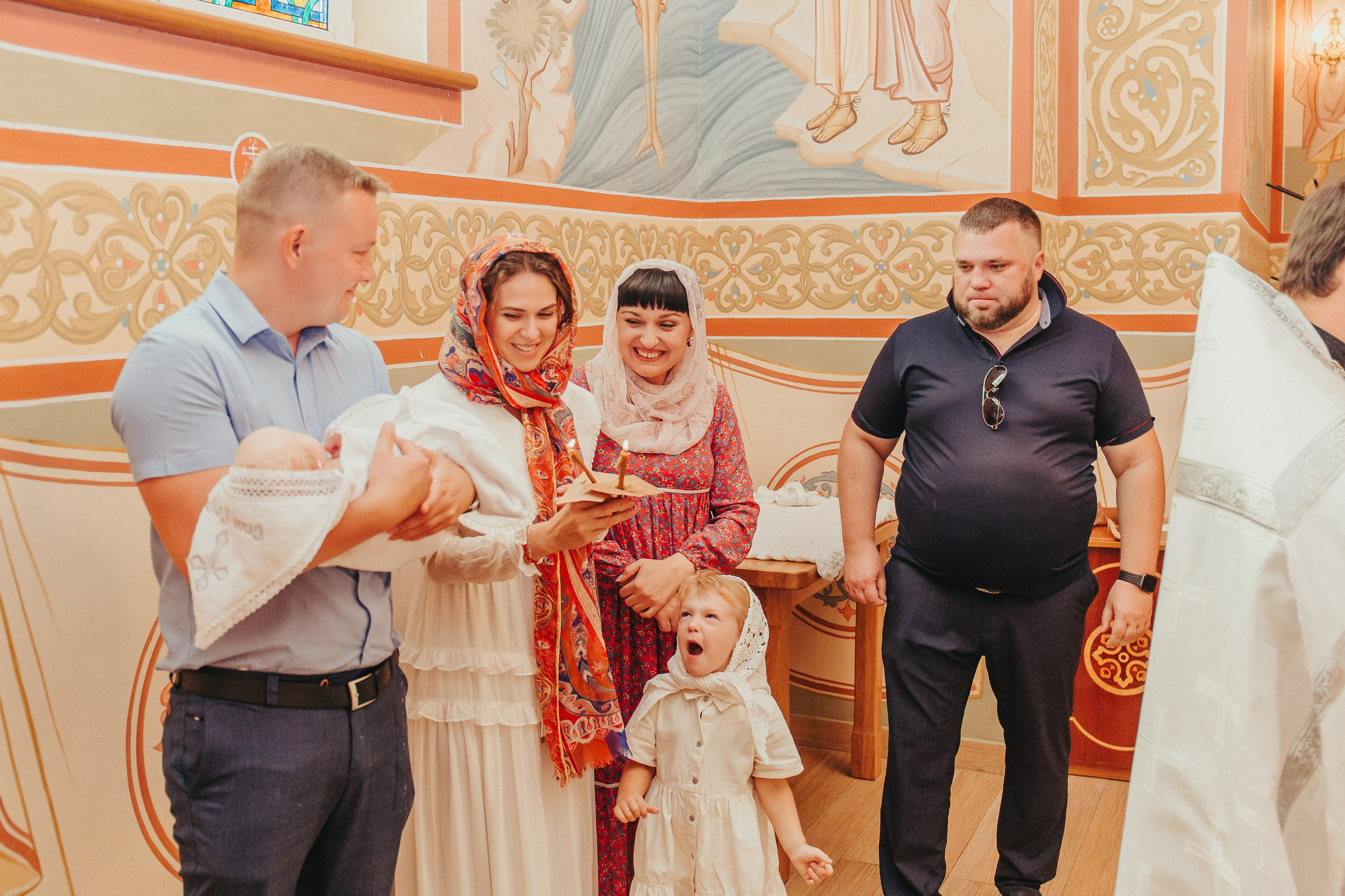 Крещение Маши в Черниговском Скиту. Фотограф новорожденных и детский в Сергиевом Посаде Кругликова Юлия