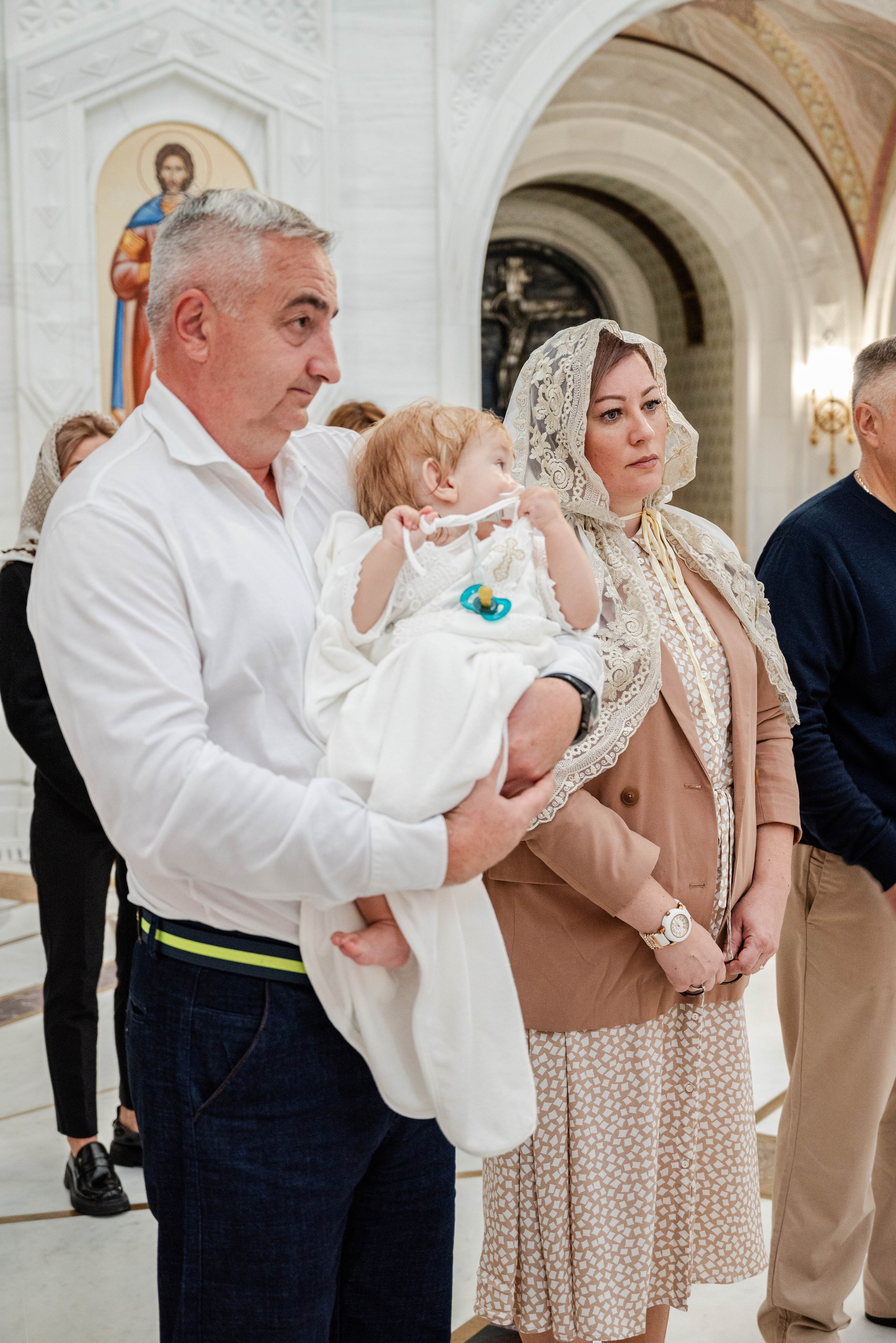 Крещение Олеся. Семейный и детский фотограф Москва