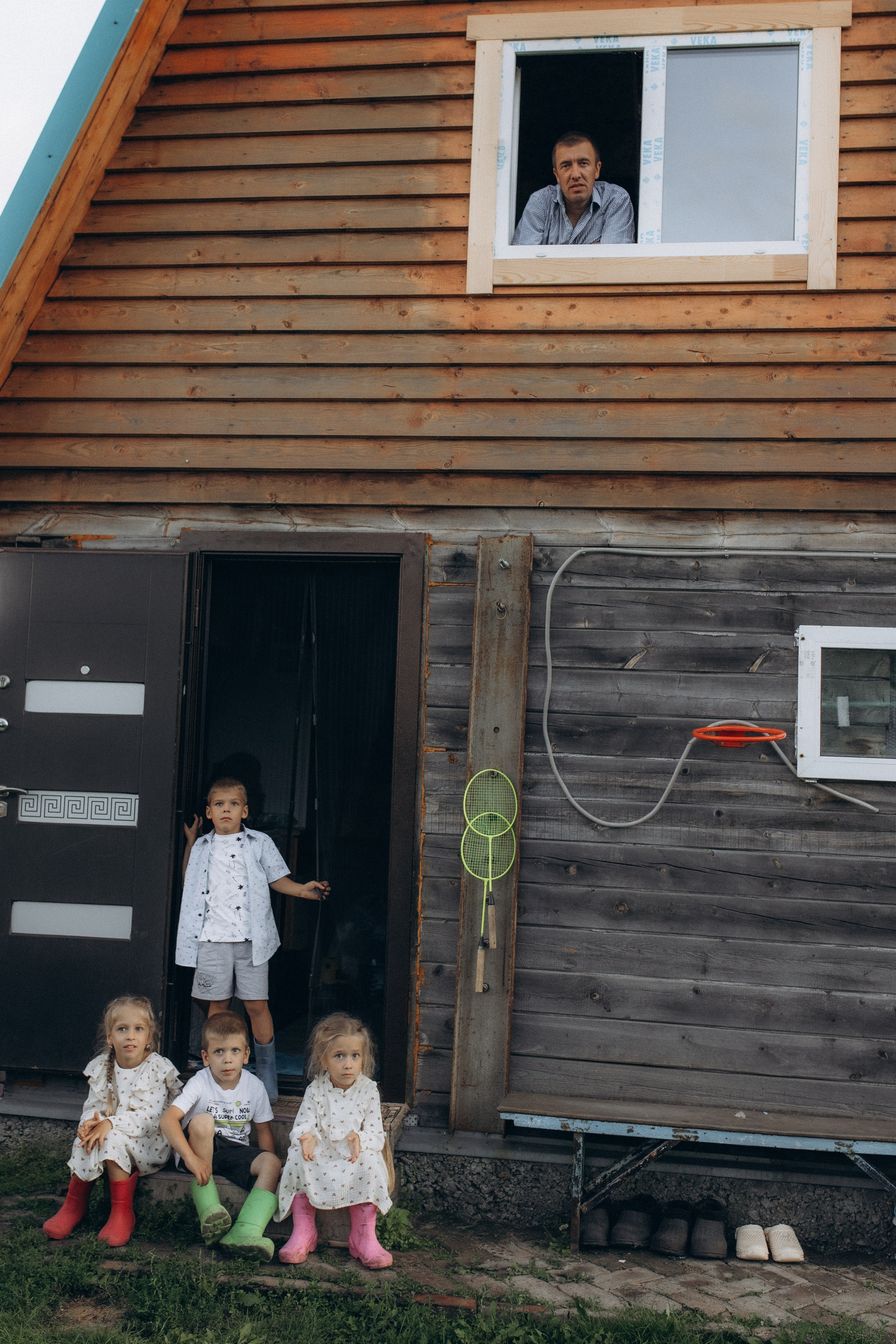 Папа и дети. Семейный фотограф lifestyle в Новосибирске Елена Шпилевая