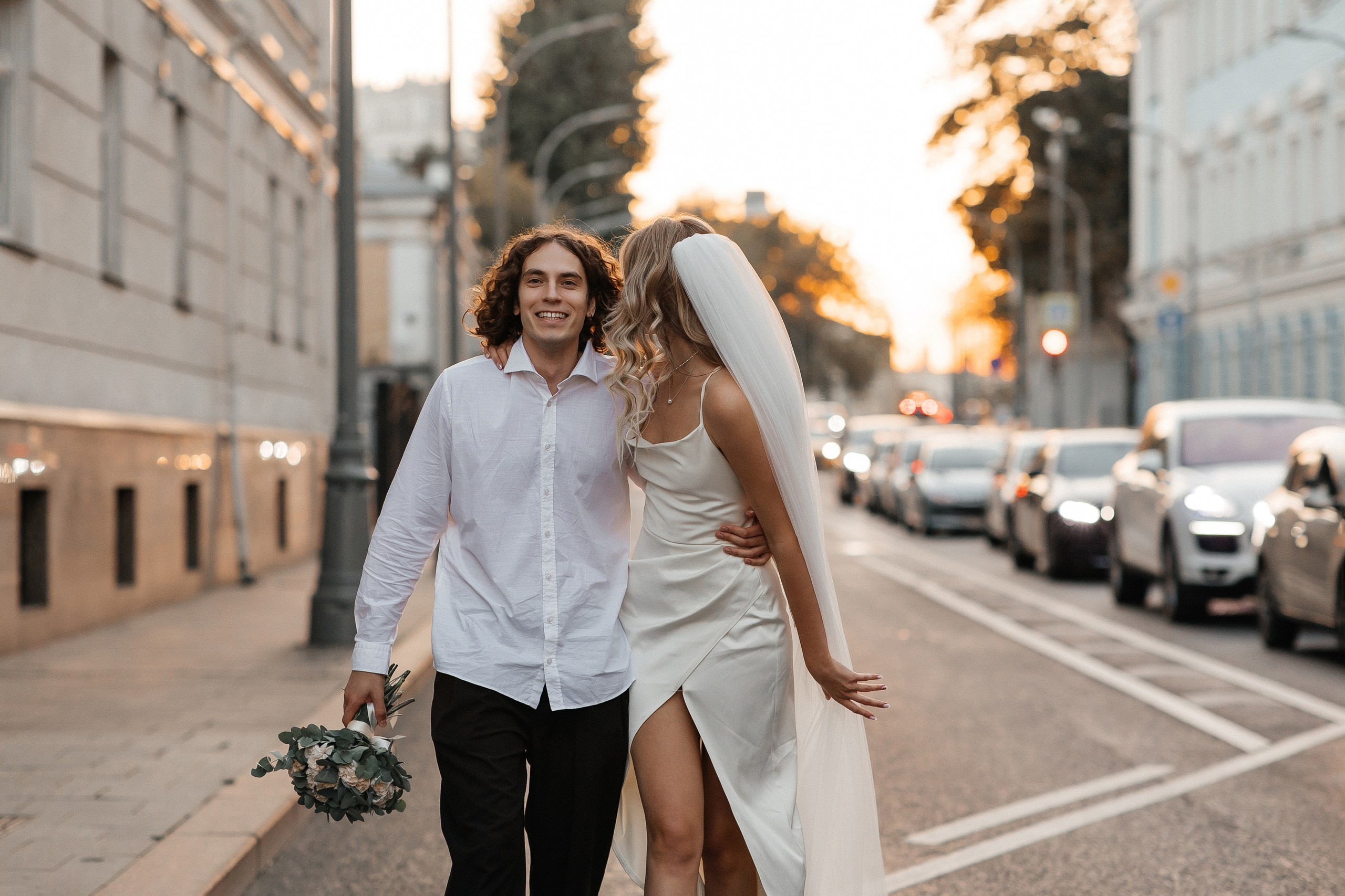 Свадебная фотосессия в центре Москвы