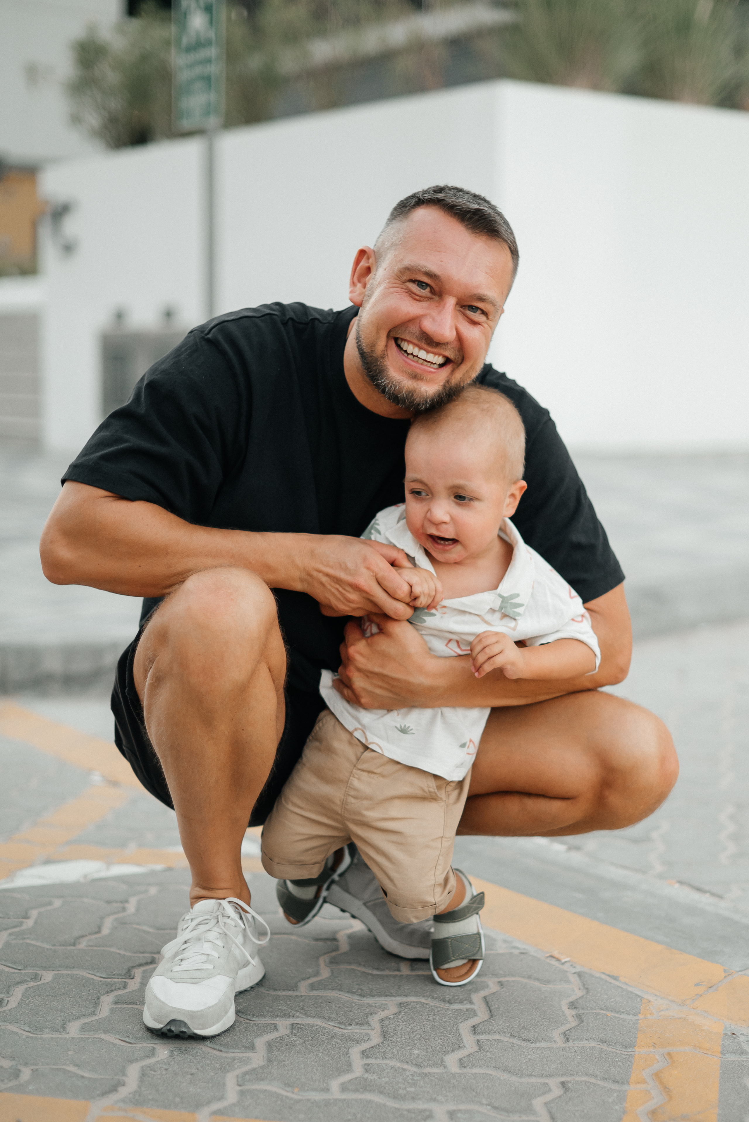 Миша с сыном. Wedding and family photographer in Dubai Vasilii Albul