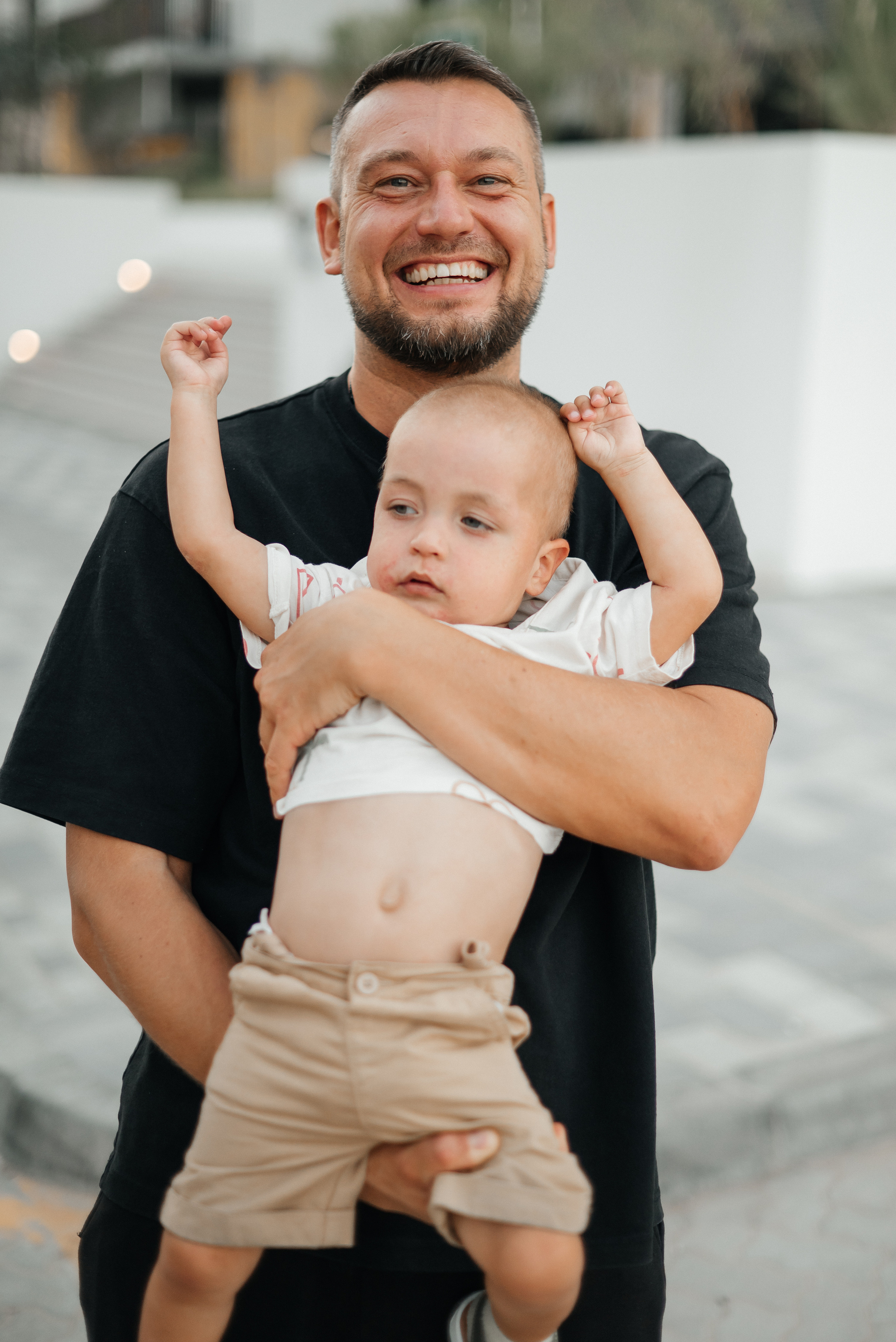 Миша с сыном. Wedding and family photographer in Dubai Vasilii Albul