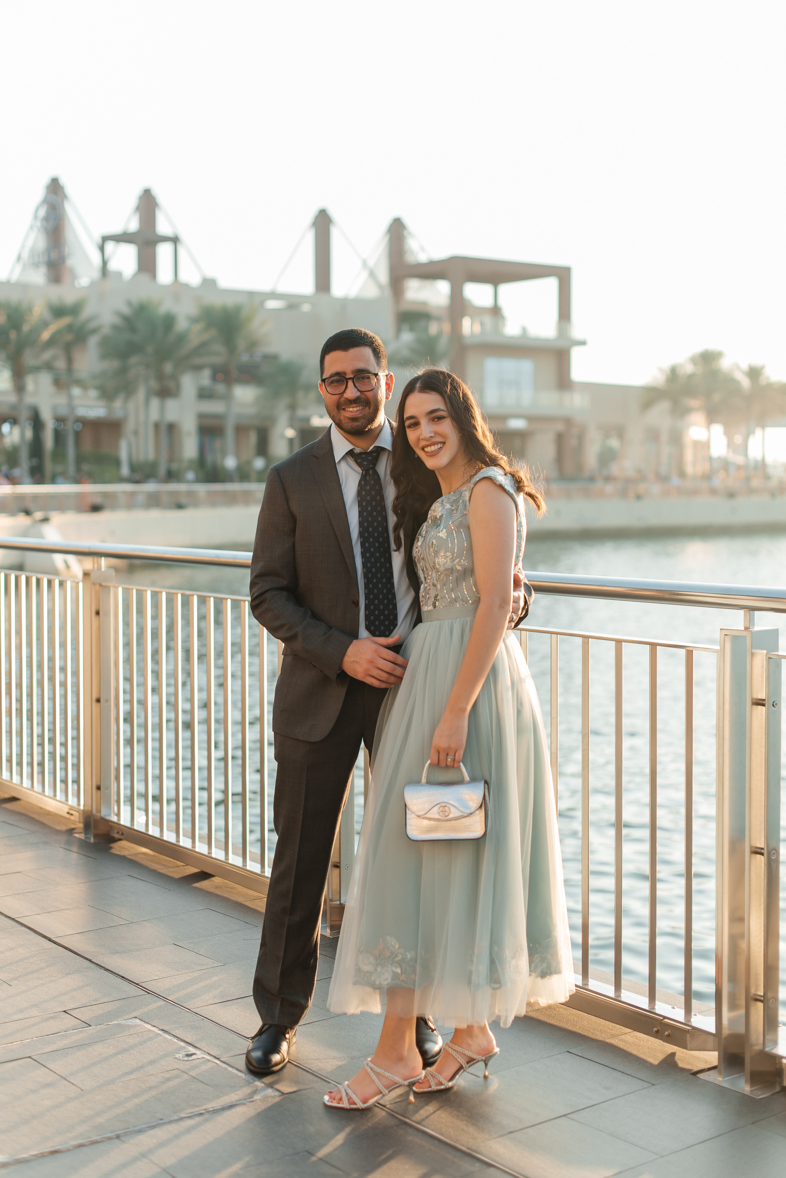 Couple photoshoot on Palm Jumeirah. Свадебные, портретные и семейные фотографы в Петербурге