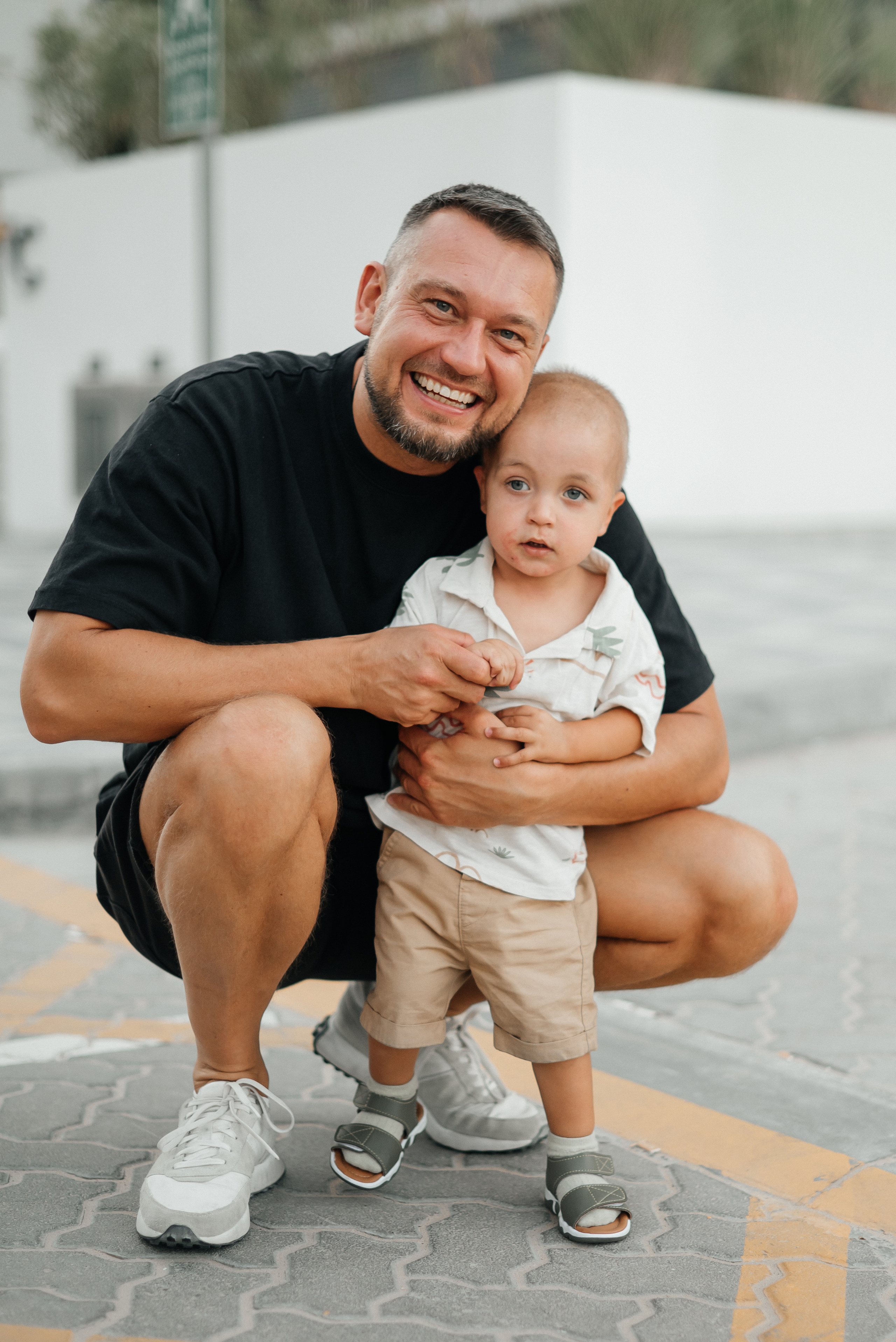 Миша с сыном. Wedding and family photographer in Dubai Vasilii Albul