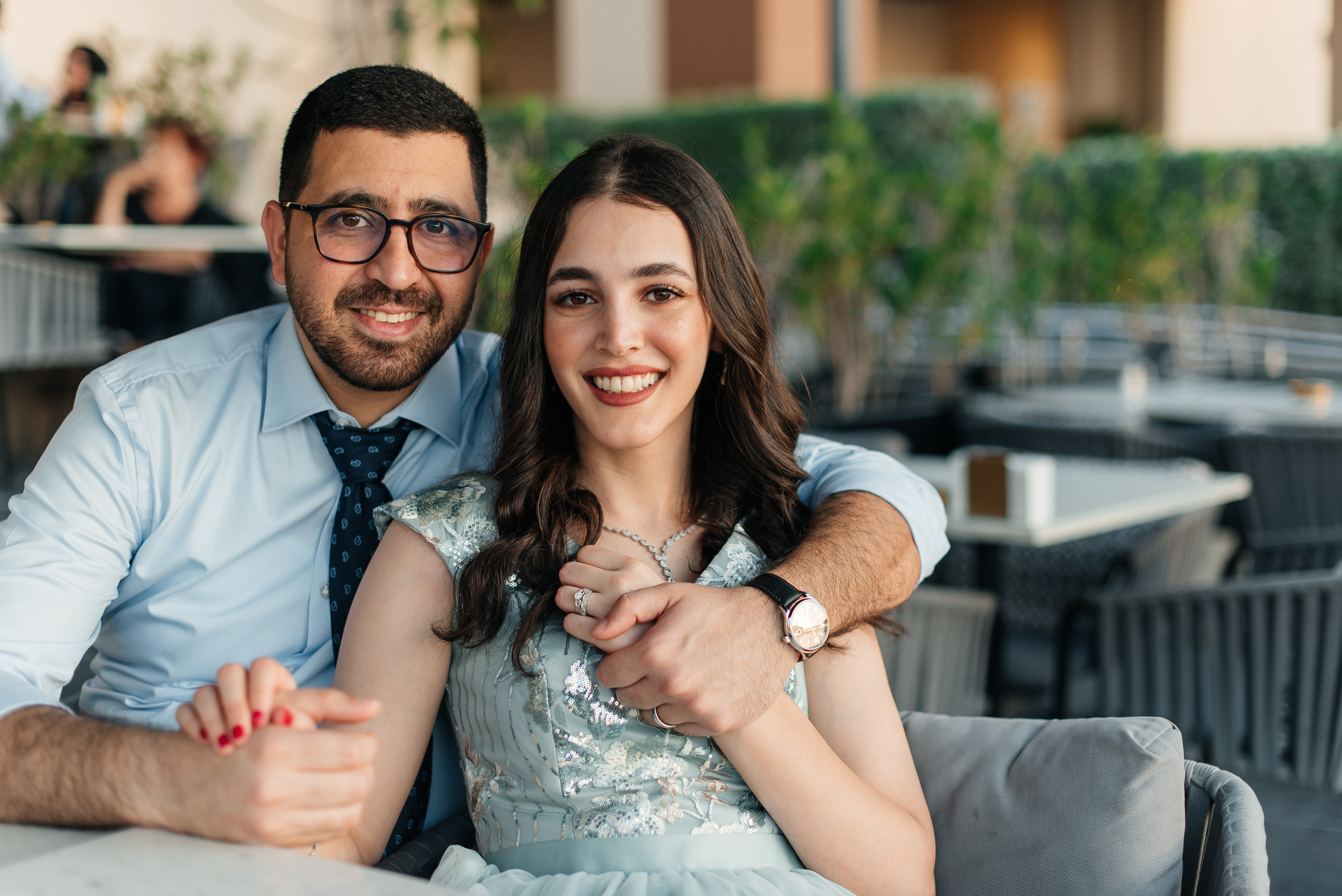 Couple photoshoot on Palm Jumeirah. Свадебные, портретные и семейные фотографы в Петербурге