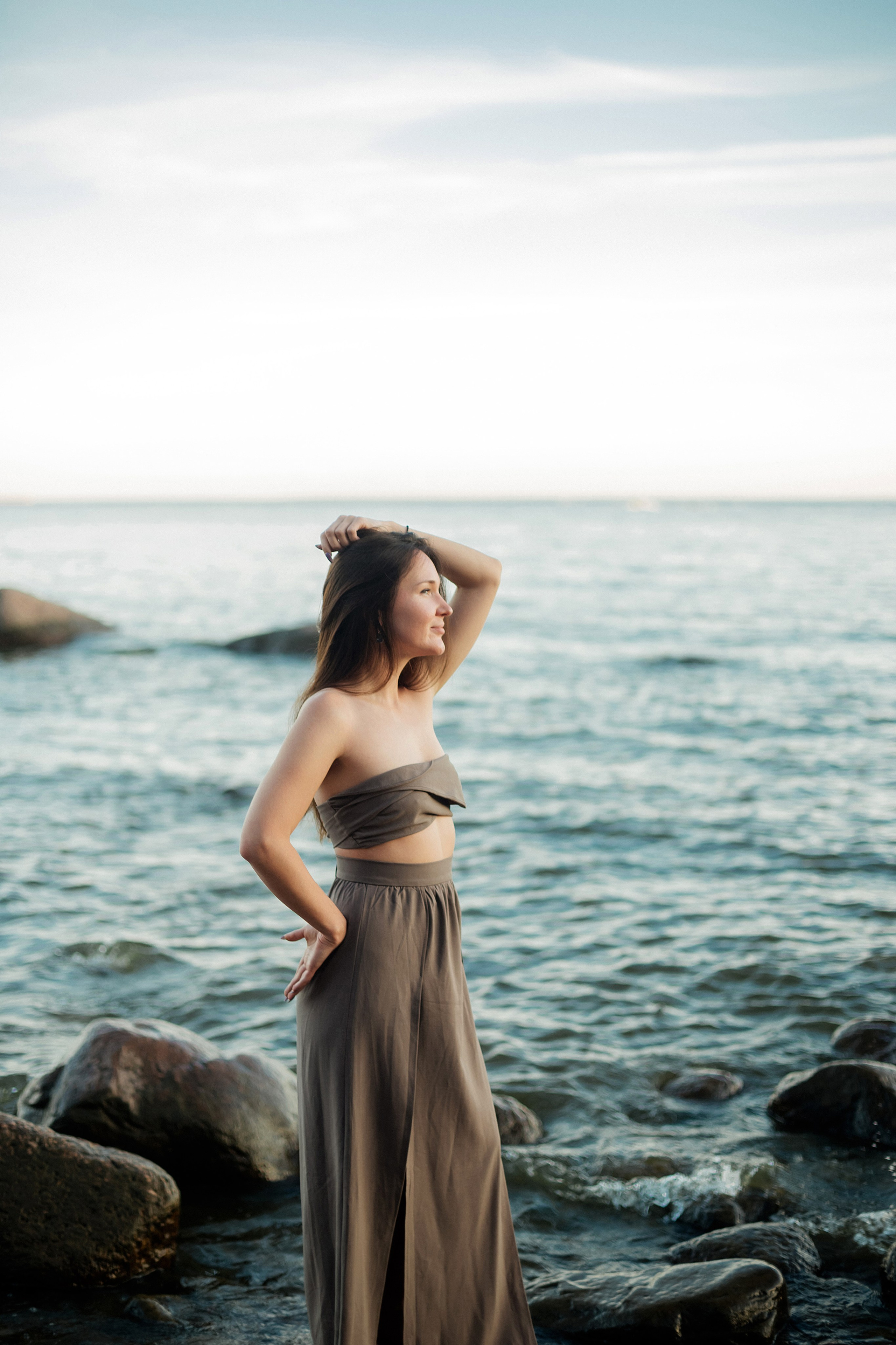 Атмосферная съёмка на Финском заливе. Семейный фотограф Любовь Саркеева