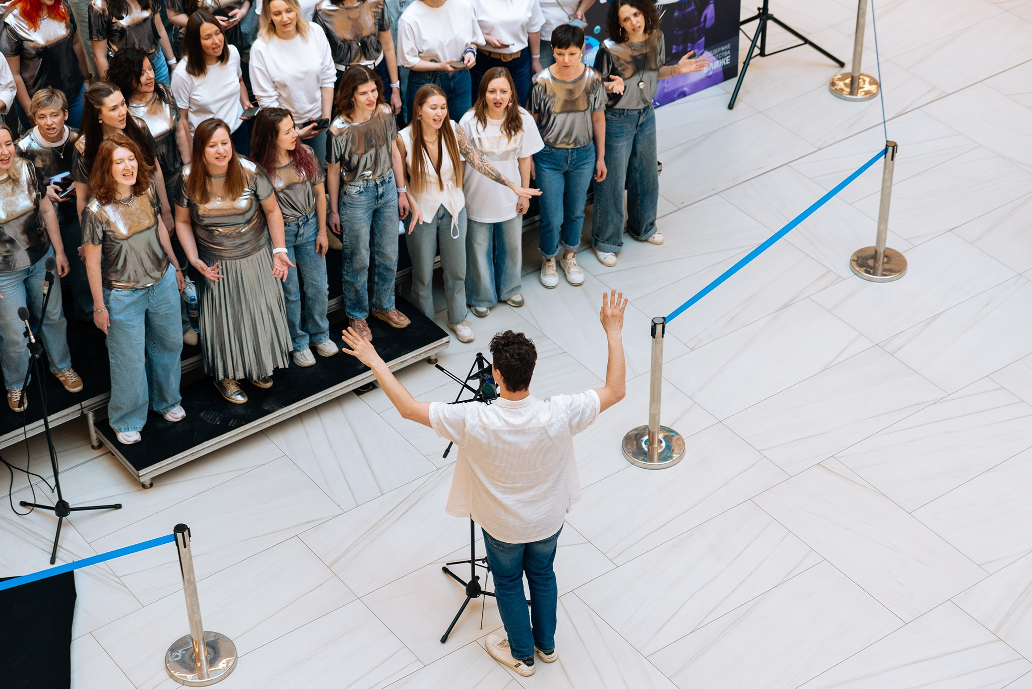 Нескучный хор ТРЦ «Голливуд». Апрель 26. Репортажный фотограф в Санкт-Петербурге Анастасия Клёпова