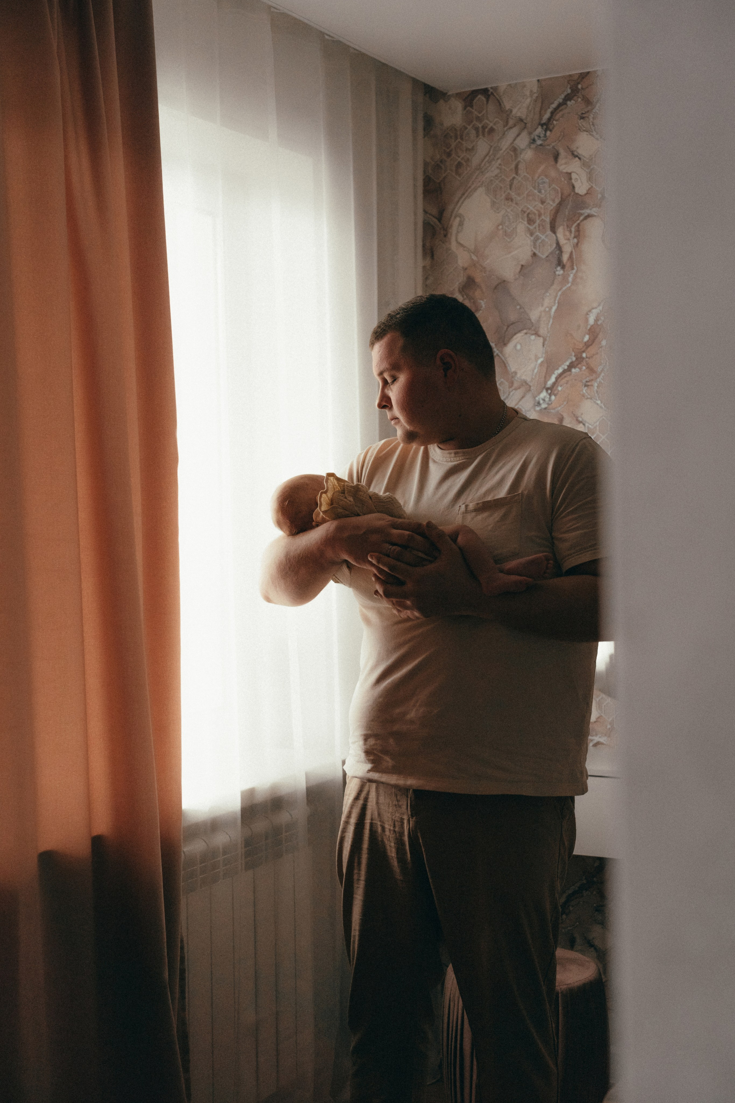 Андрей, Настя, Тая. Семейный фотограф • Домашние съемки в Нижнем Новгороде