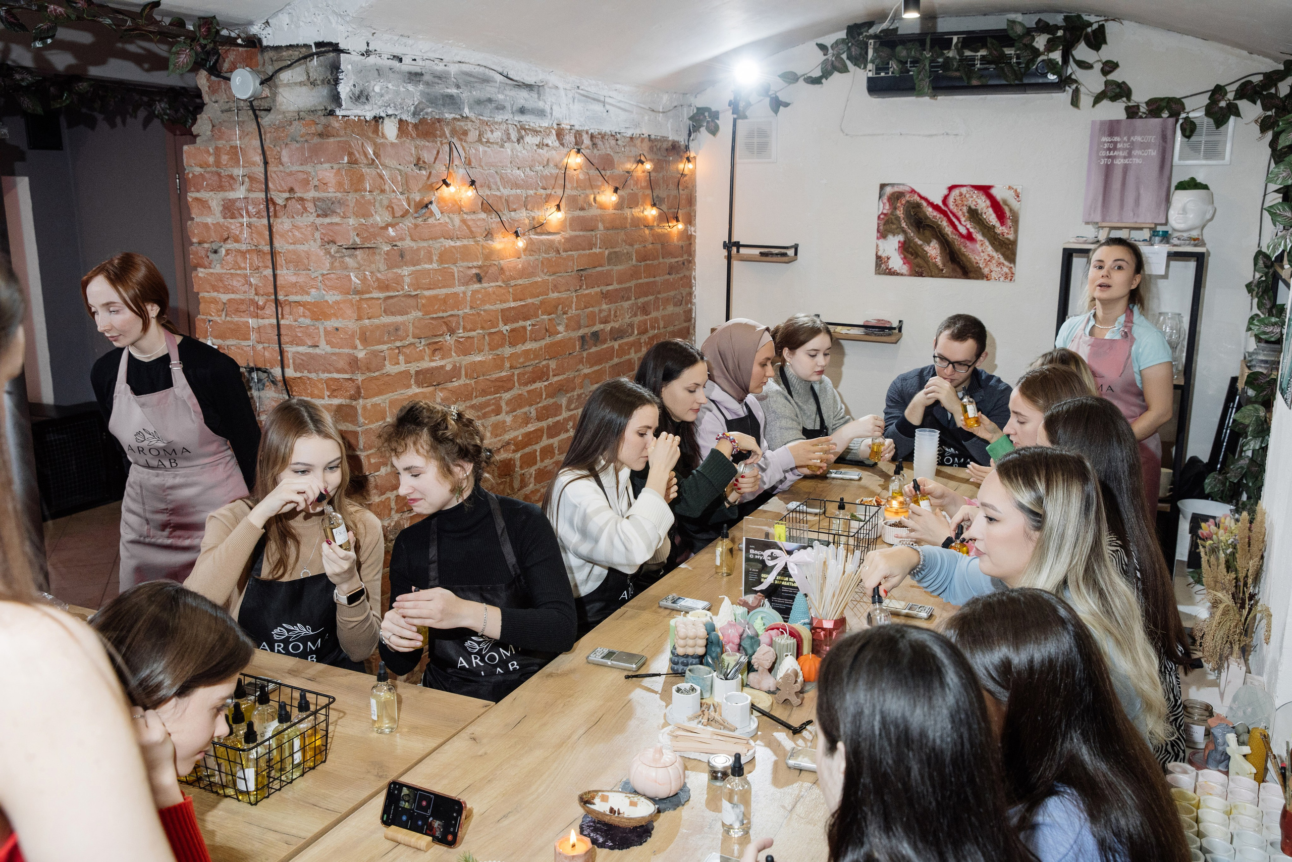 Корпоратив компании Технологии Доверия Аудит — творчество с AROMALAGE