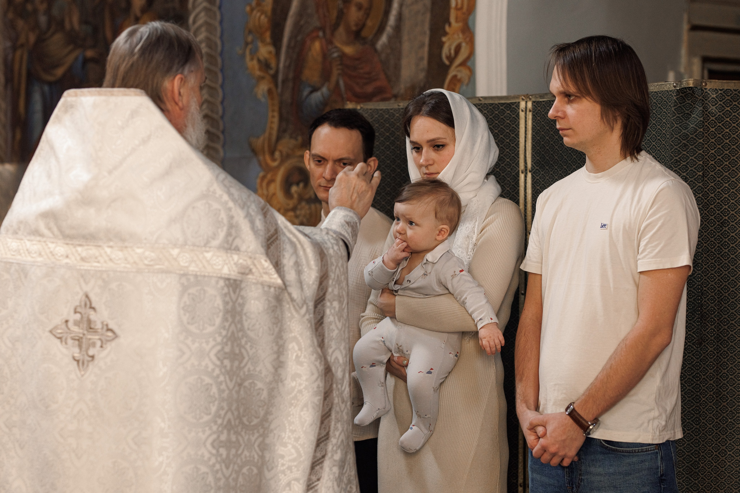 Крещение Мирона. Свадебный и семейный фотограф Наталья Штык