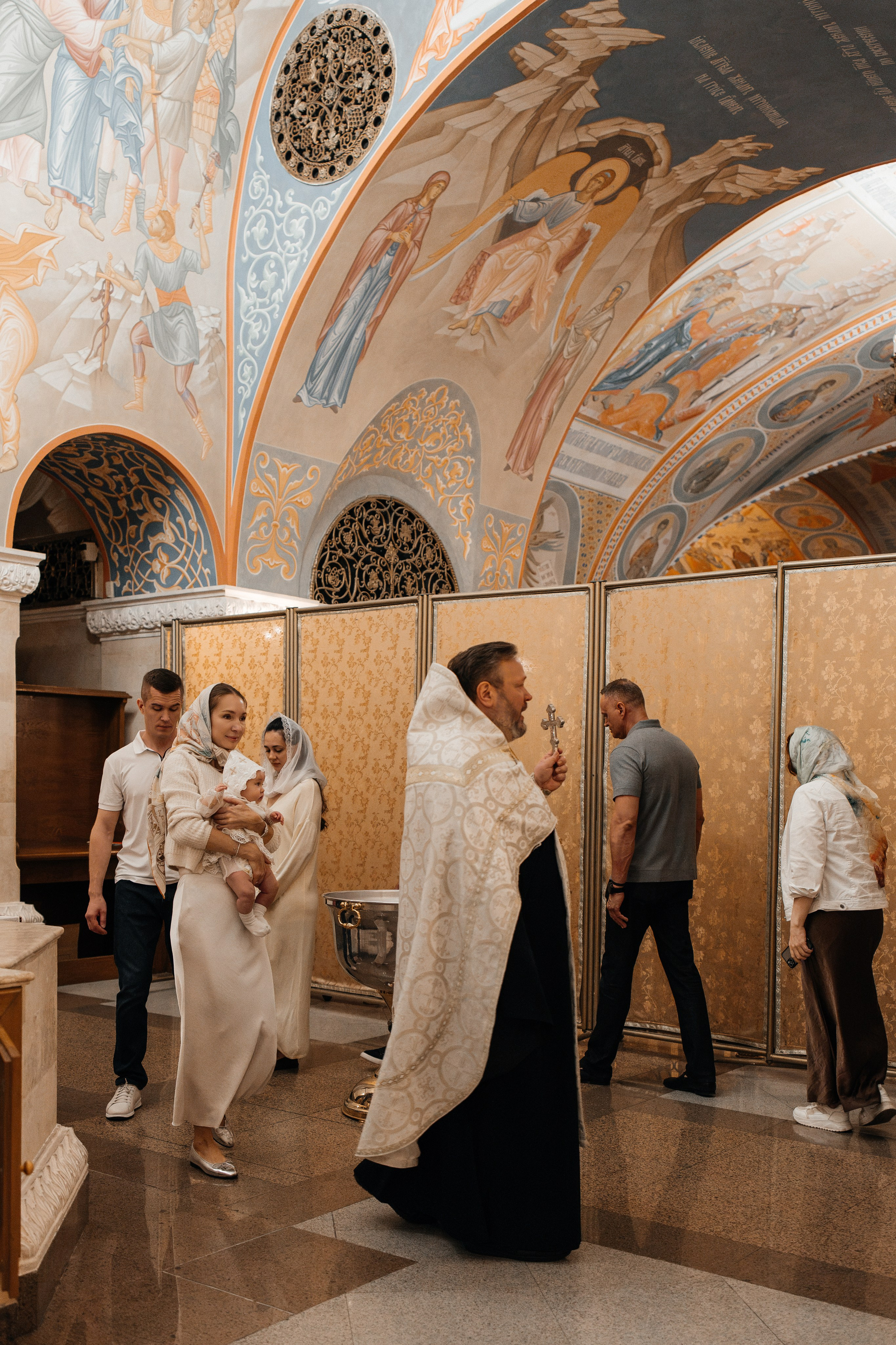 Крещение Анны. Семейный фотограф в Москве Алина Киблина