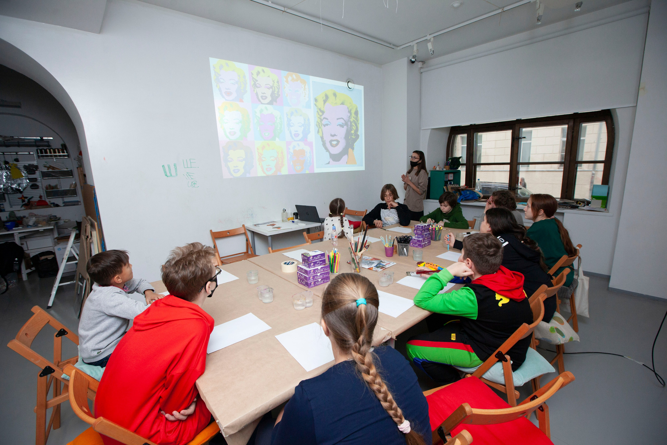 Детский мастер-класс в ММОМА. Stanislav Baryshev — People. Emotions. Atmosphere