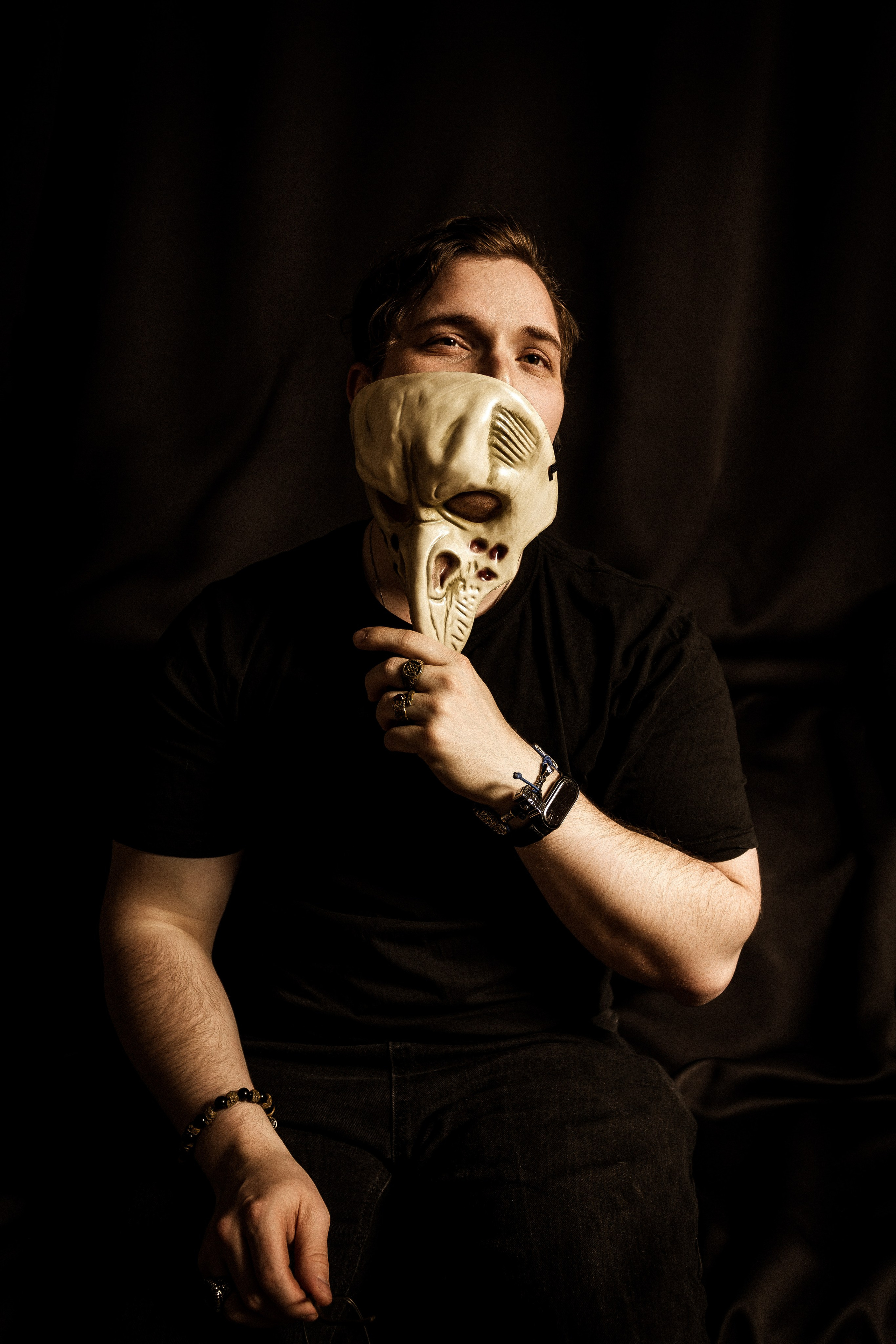 драматичный портрет свет тень / dramatic portrait light shadow photography