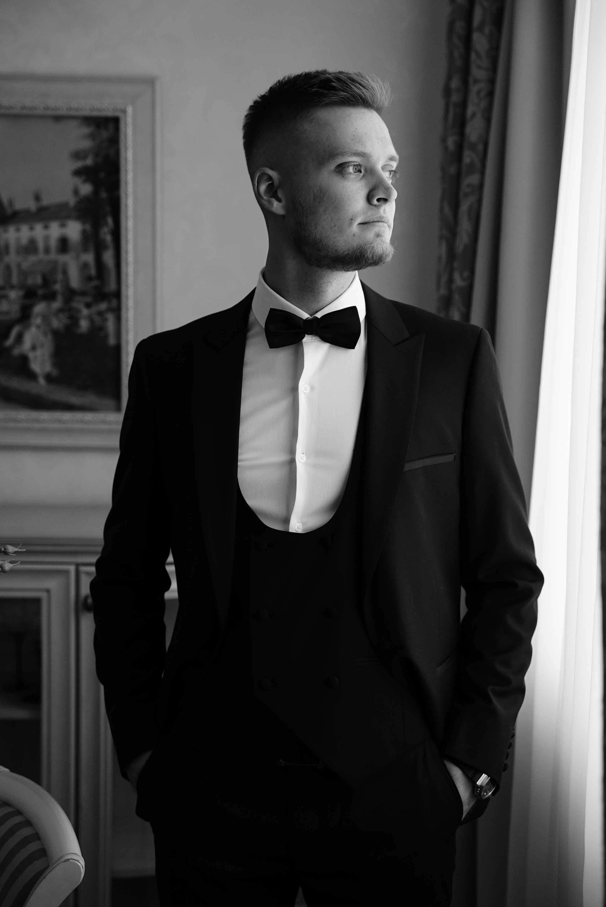 Никита и Галина чб. Свадебный фотограф в Самаре Анна Ковалева