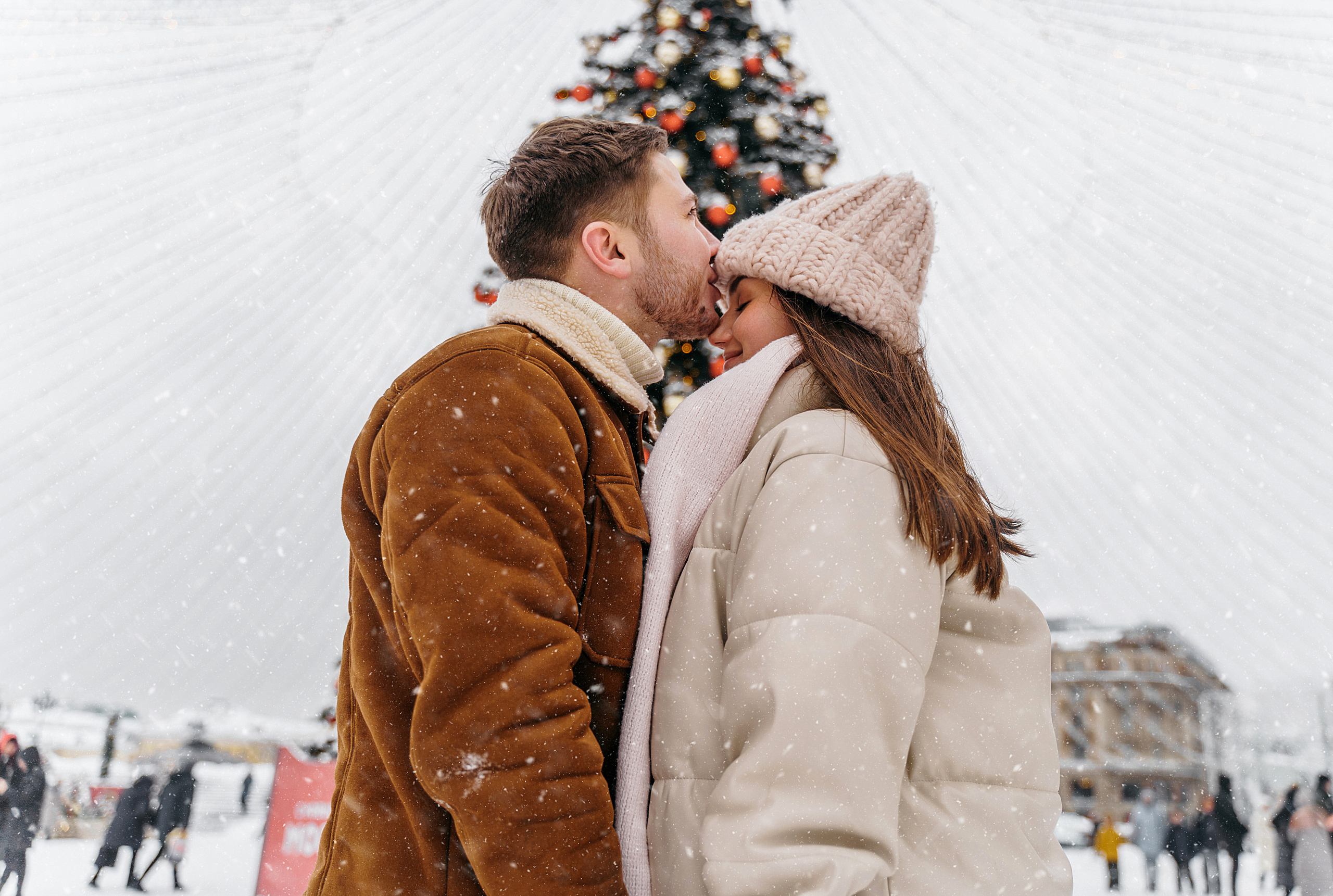 Зимняя love storу ГУМ. Свадебный фотограф