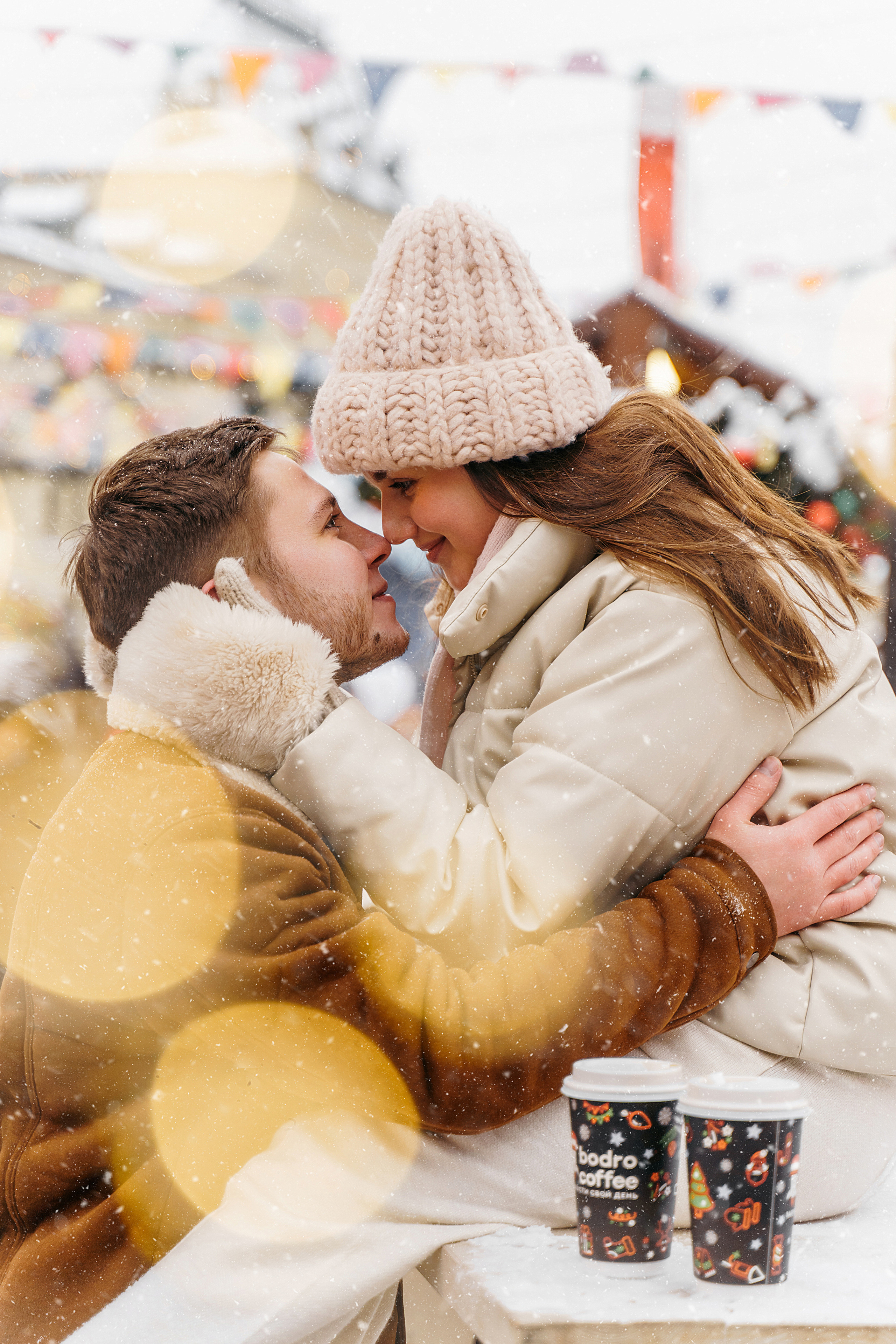 Зимняя love storу ГУМ. Свадебный фотограф