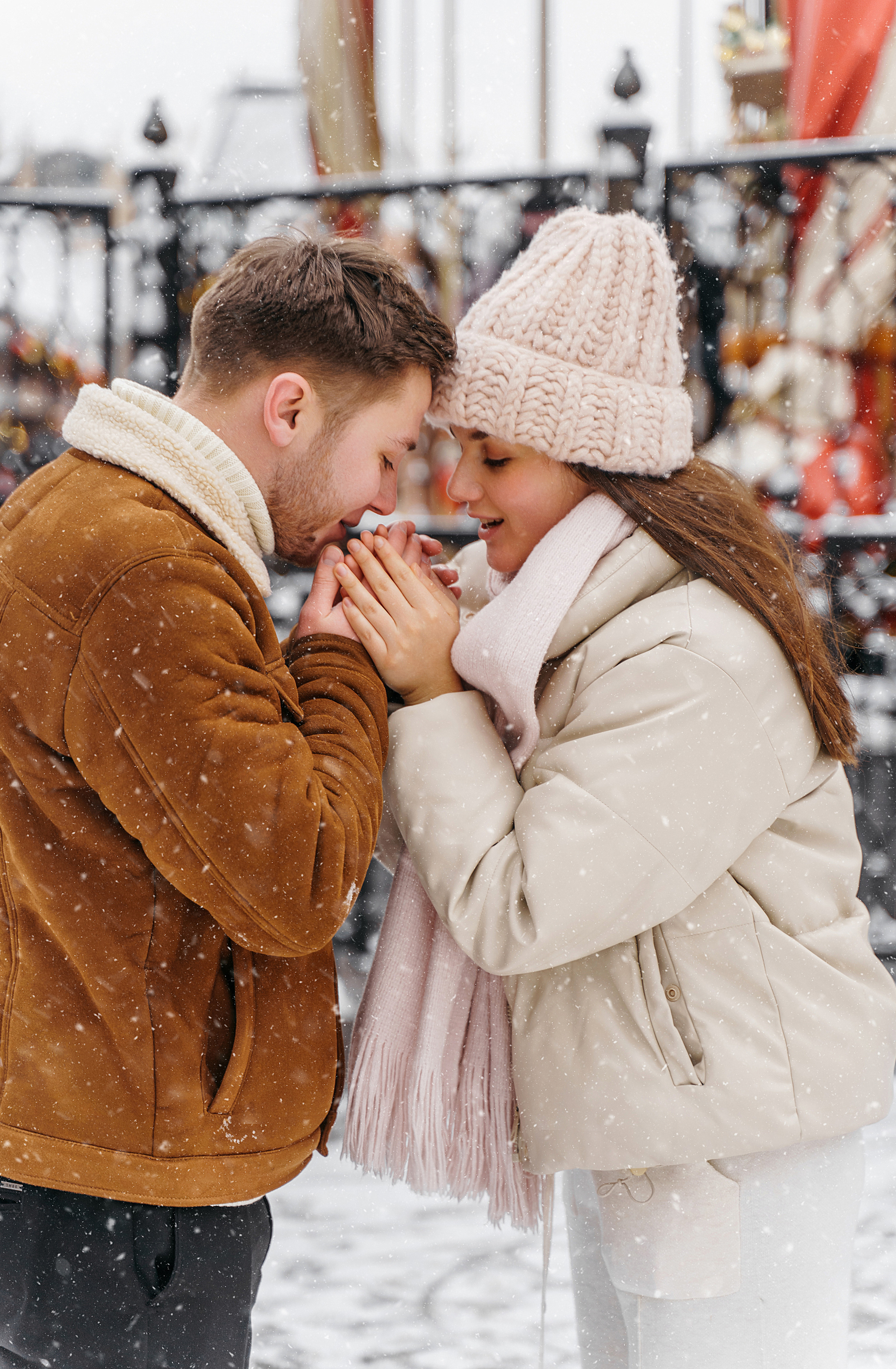 Зимняя love storу ГУМ. Свадебный фотограф
