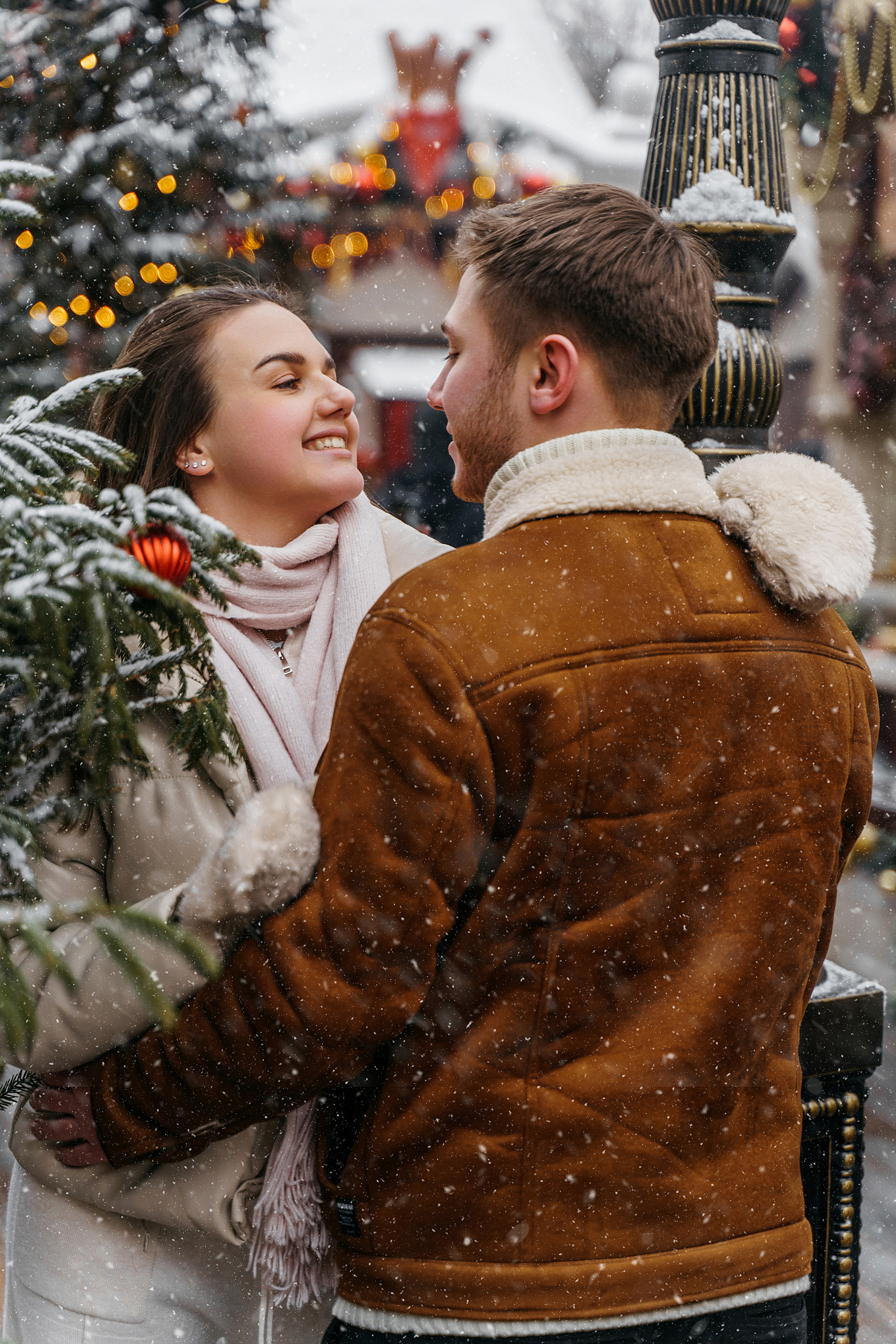 Зимняя love storу ГУМ. Свадебный фотограф
