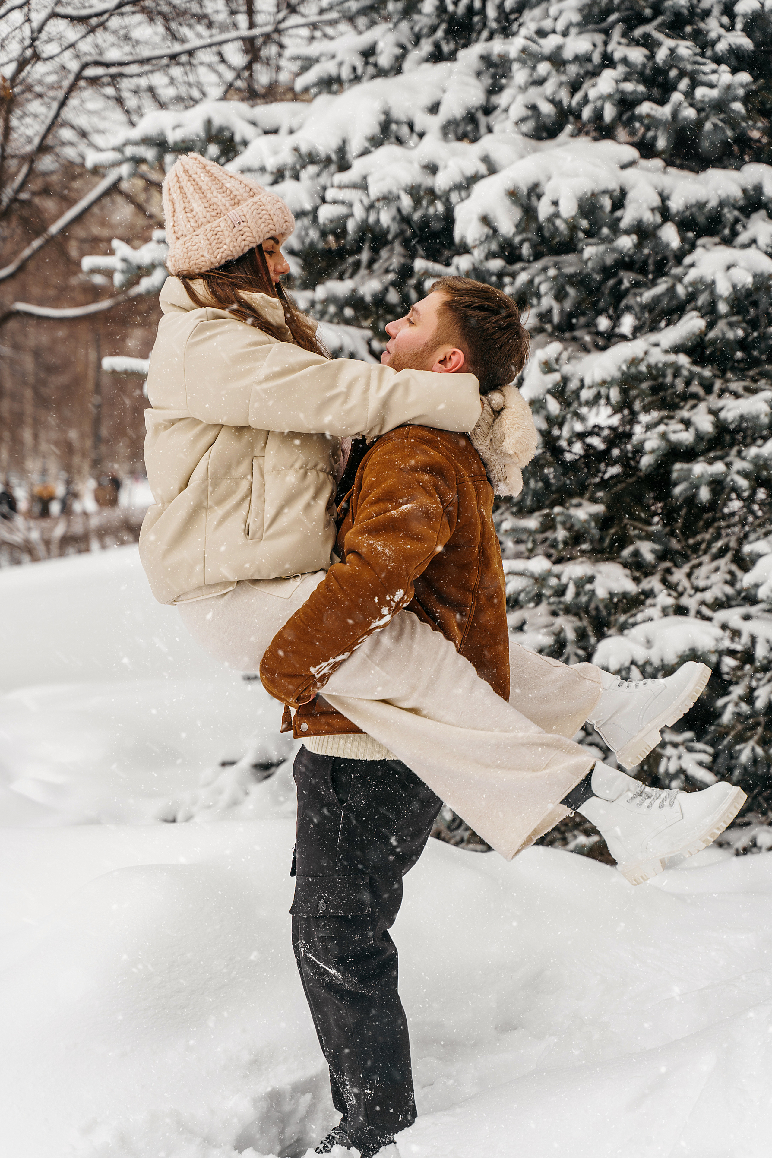 Зимняя love storу ГУМ. Свадебный фотограф
