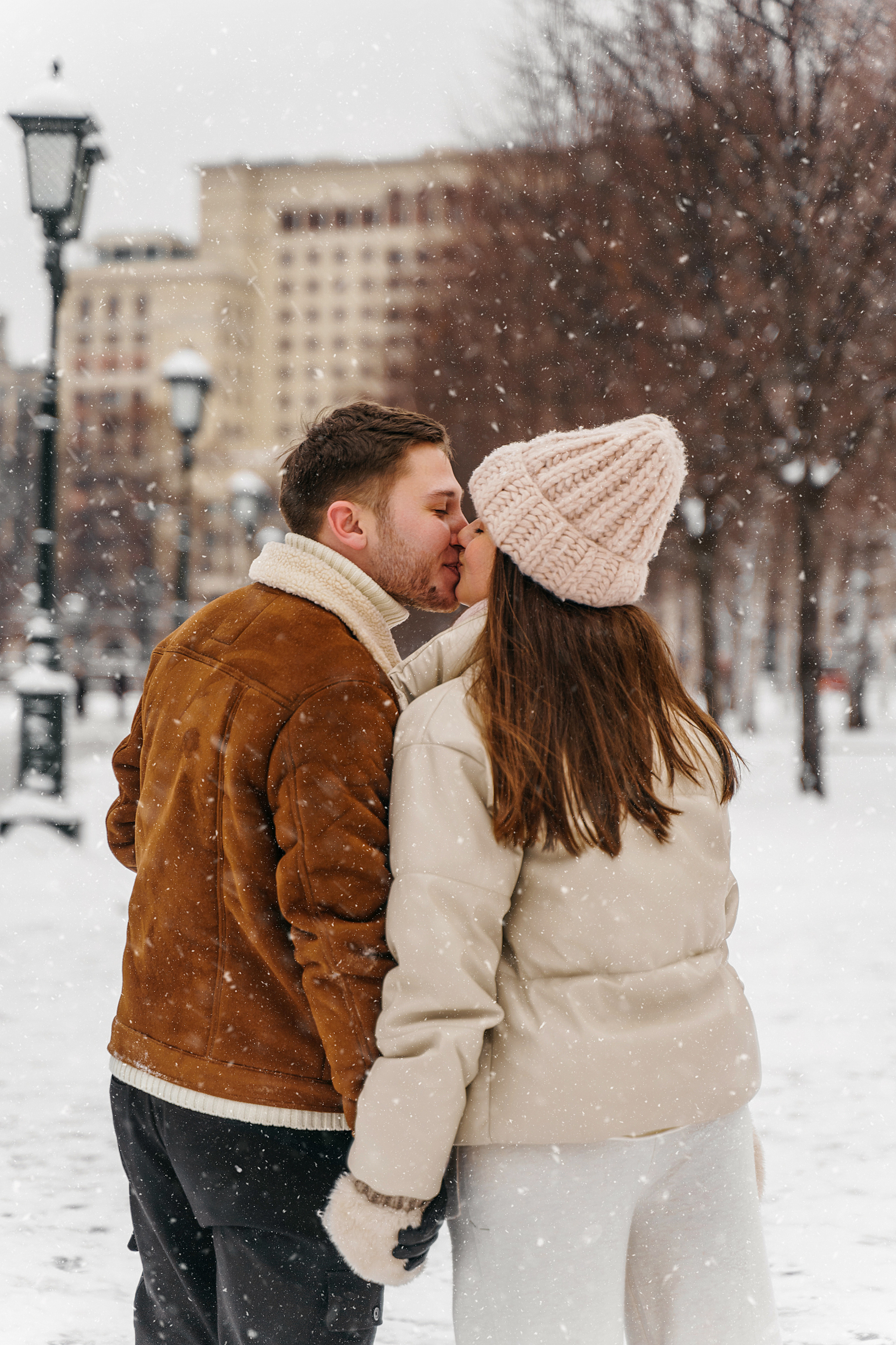 Зимняя love storу ГУМ. Свадебный фотограф