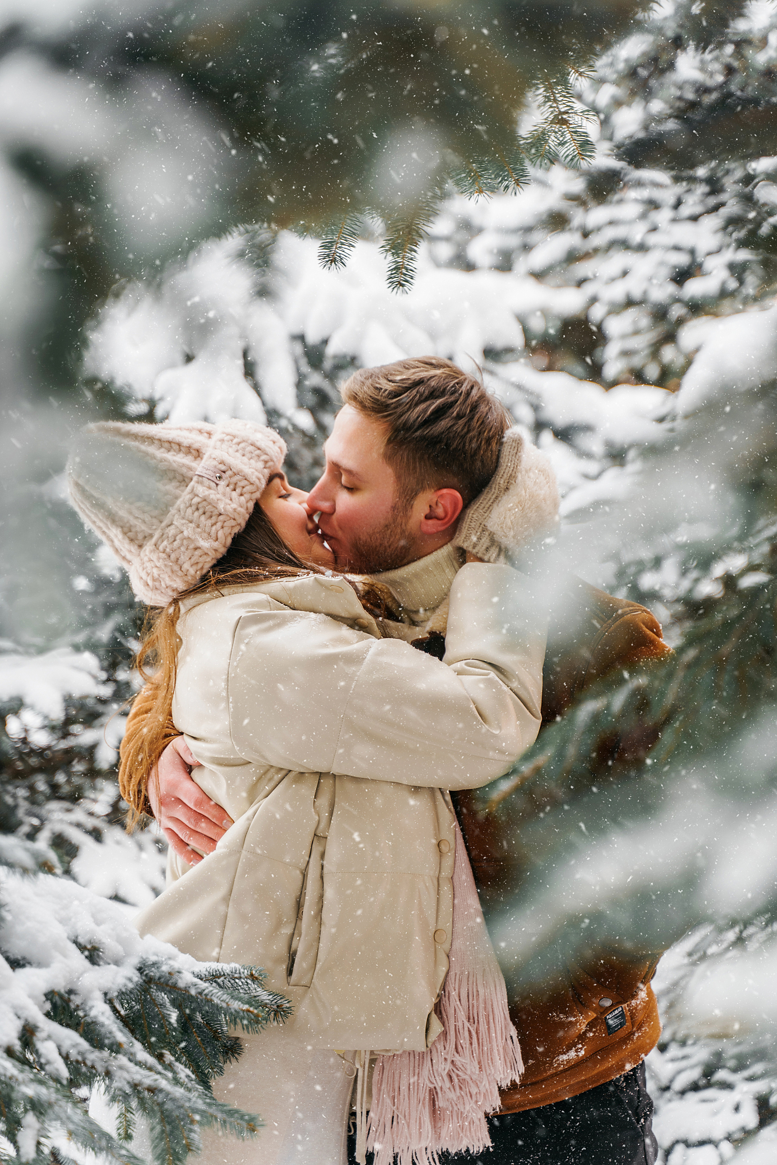 Зимняя love storу ГУМ. Свадебный фотограф