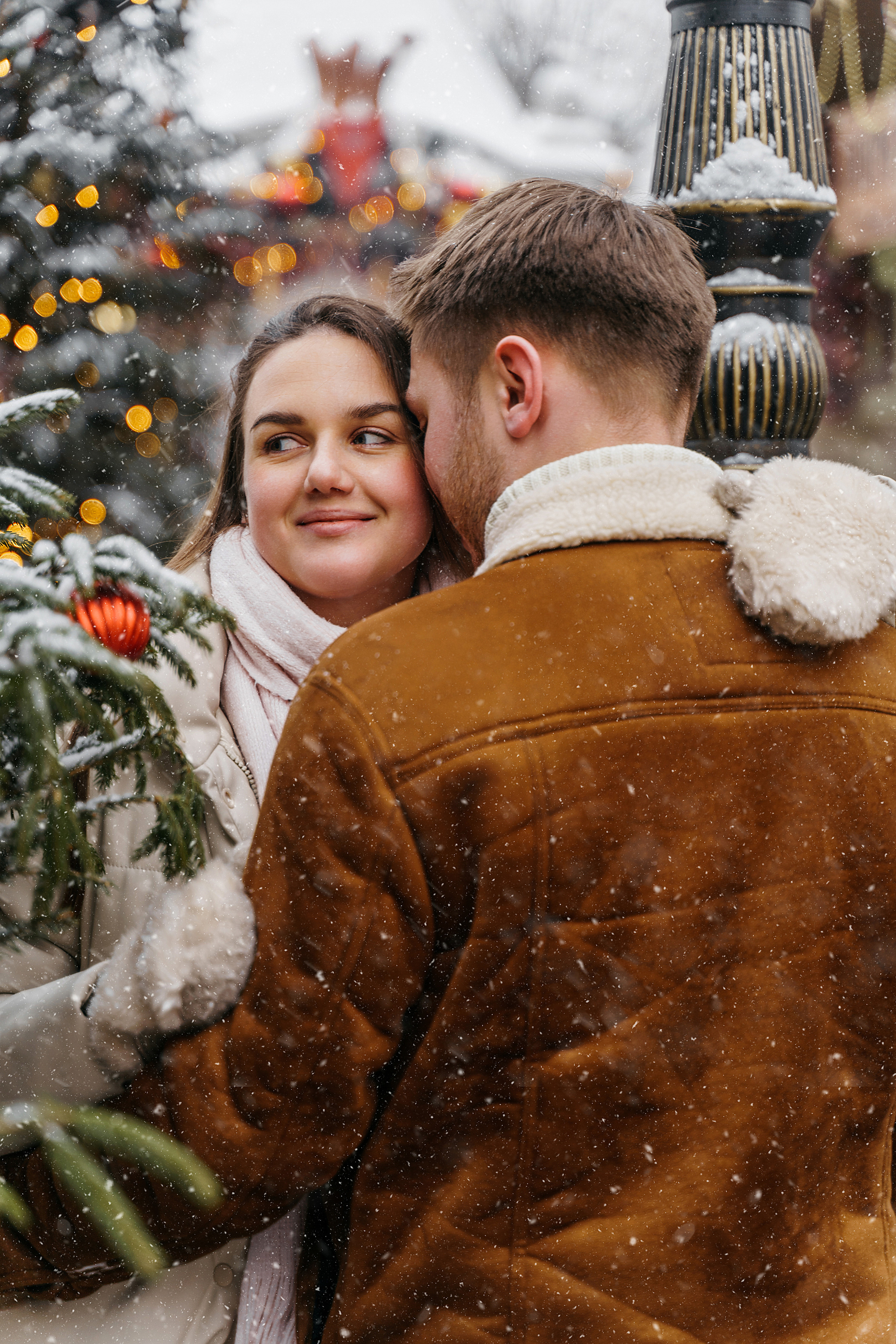 Зимняя love storу ГУМ. Свадебный фотограф