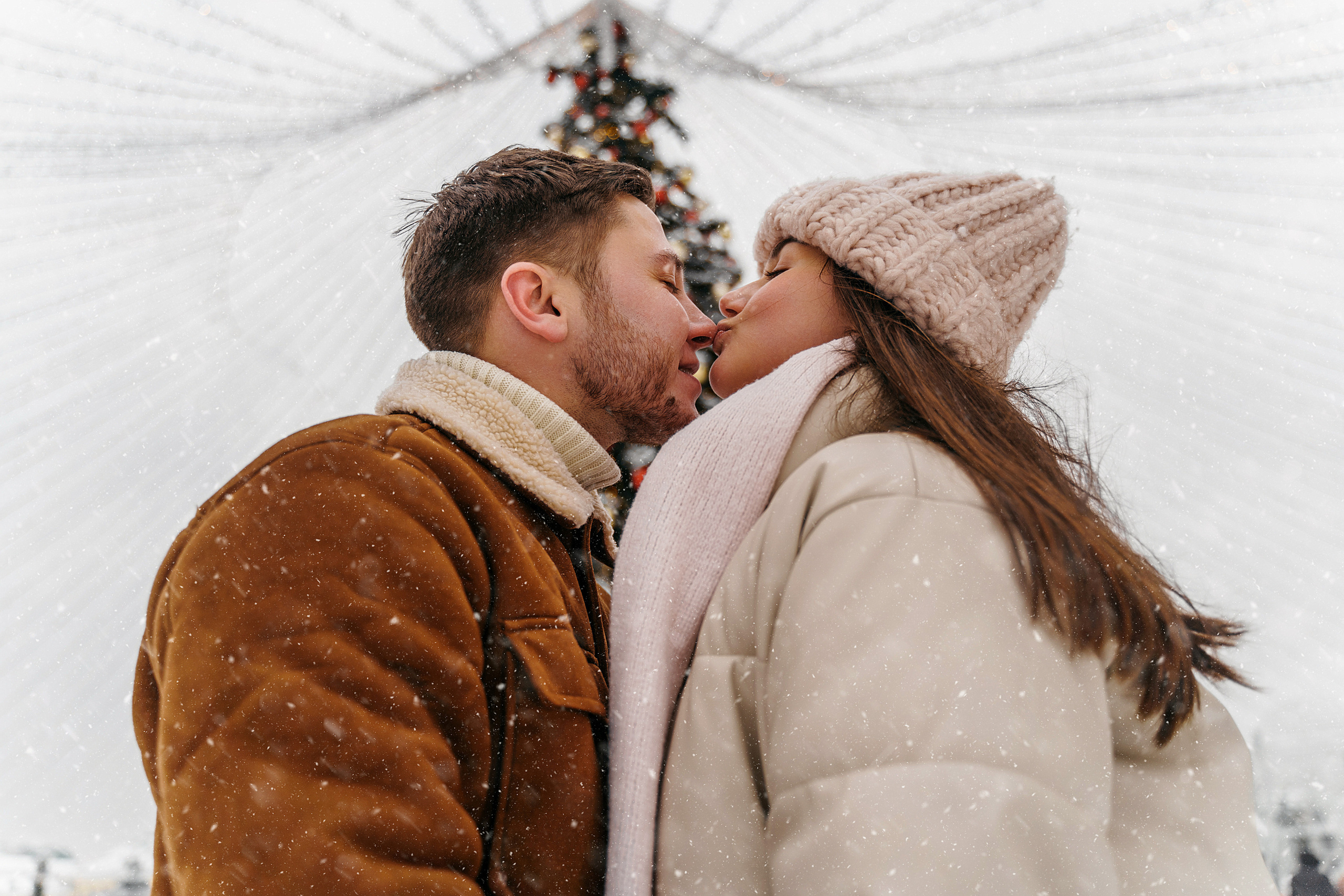 Зимняя love storу ГУМ. Свадебный фотограф