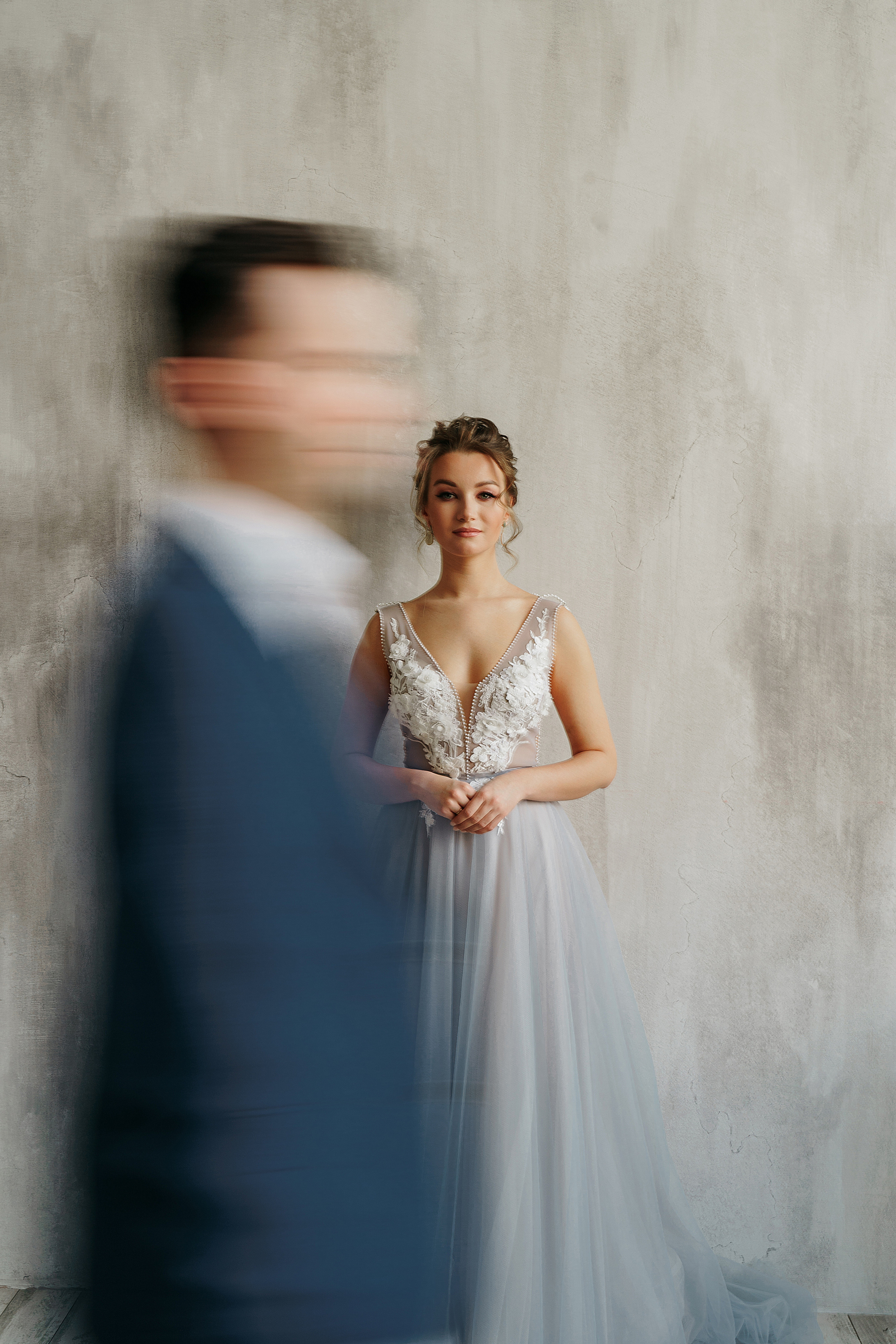 Свадебная фотосессия в студии. Свадебный фотограф