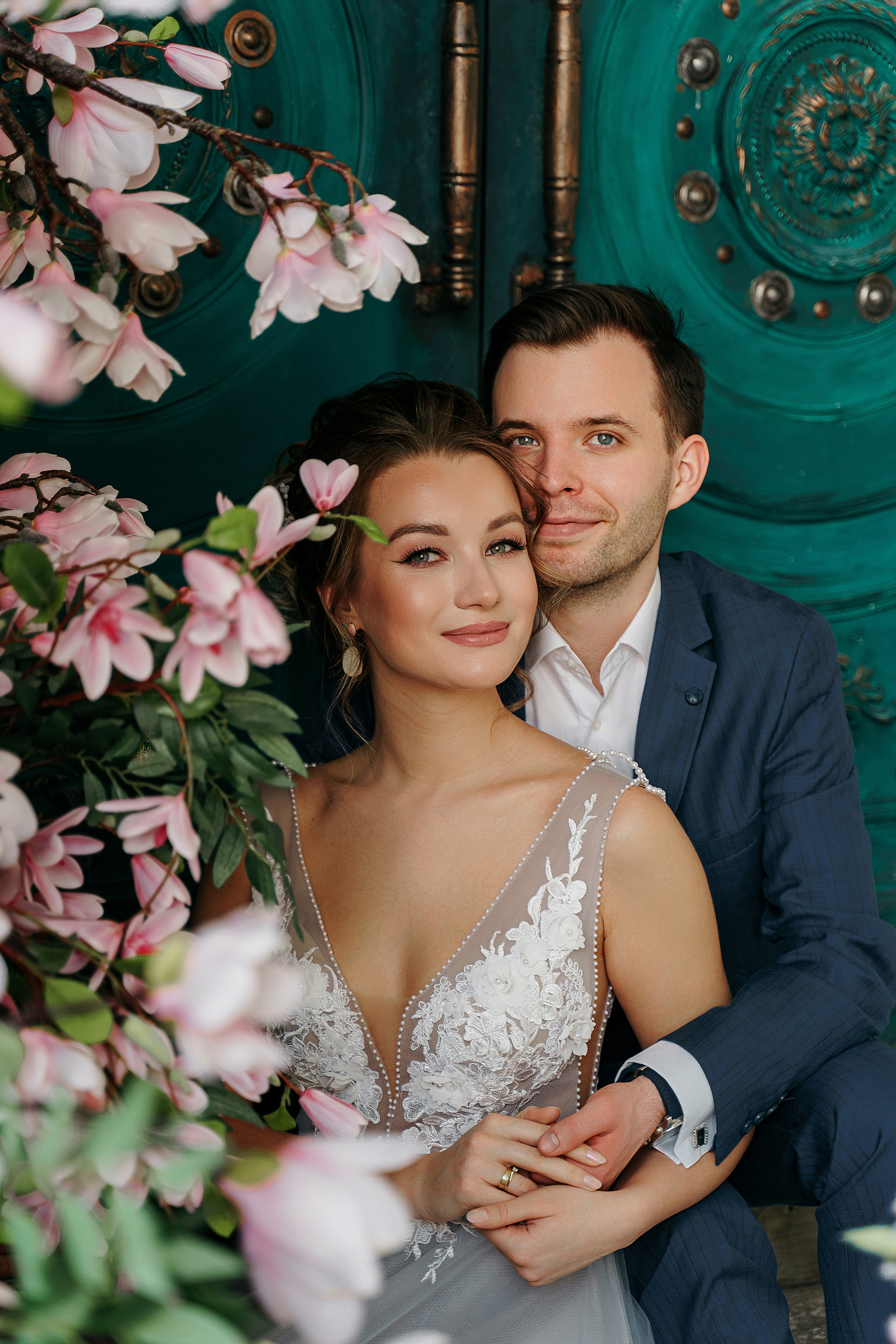 Свадебная фотосессия в студии. Свадебный фотограф