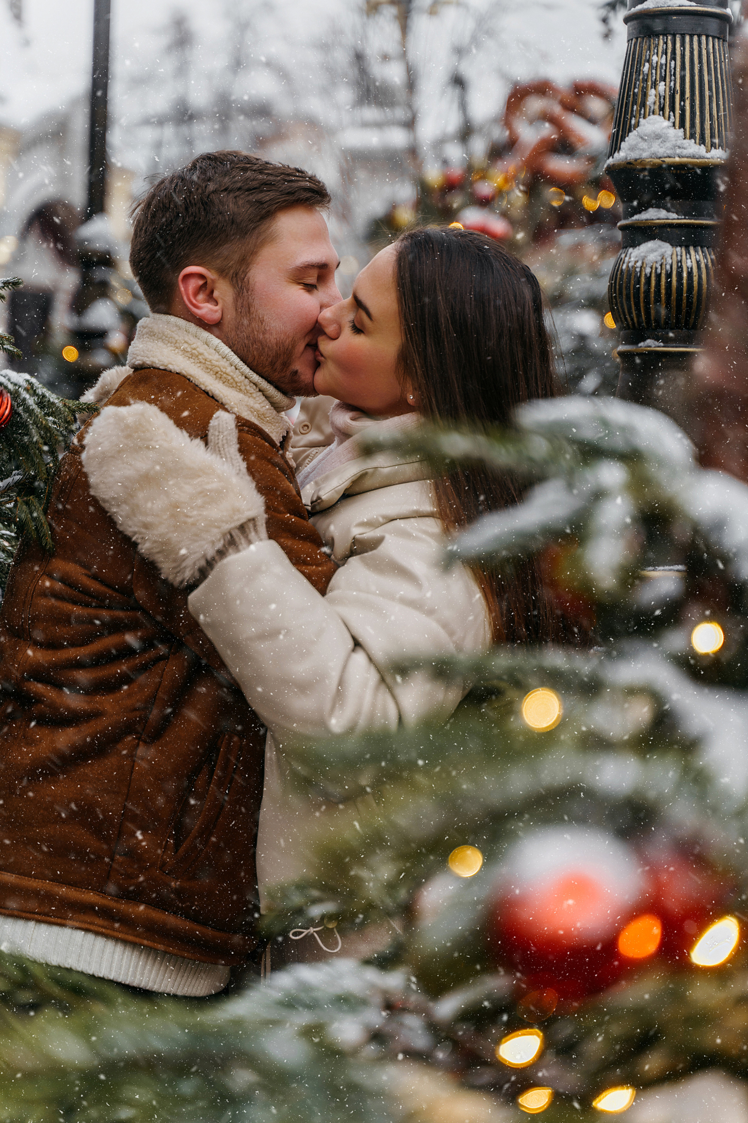 Зимняя love storу ГУМ. Свадебный фотограф