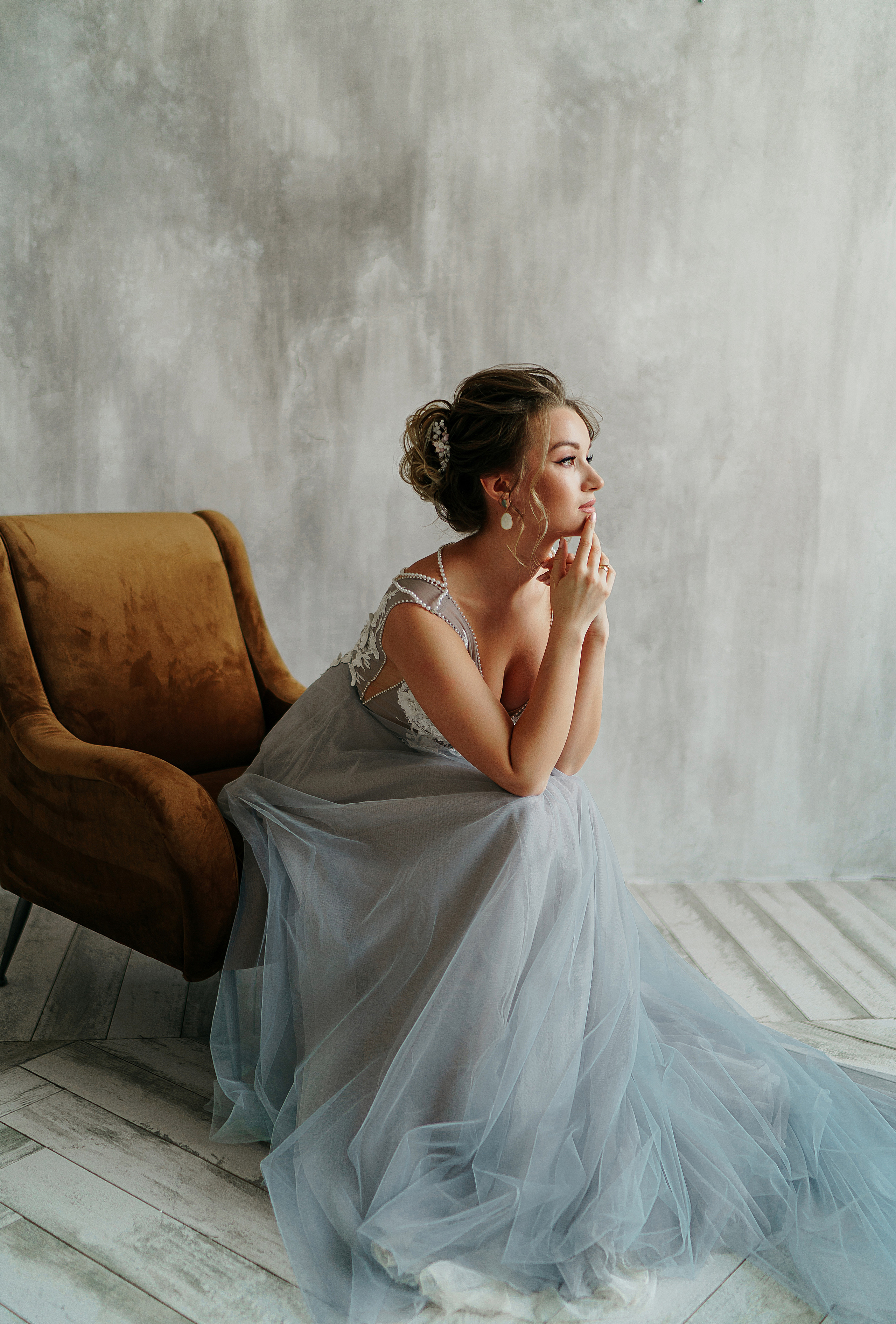 Свадебная фотосессия в студии. Свадебный фотограф