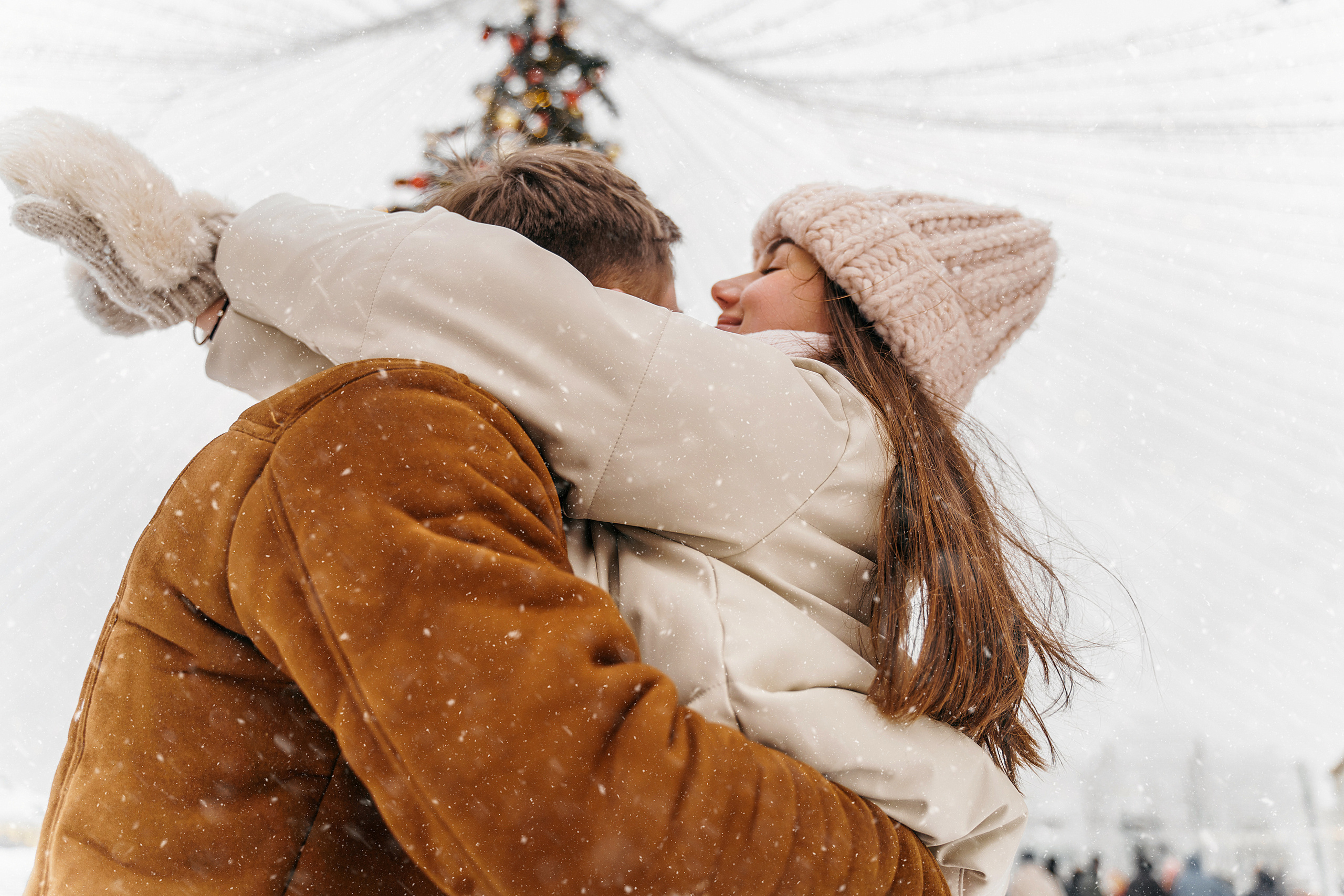 Зимняя love storу ГУМ. Свадебный фотограф