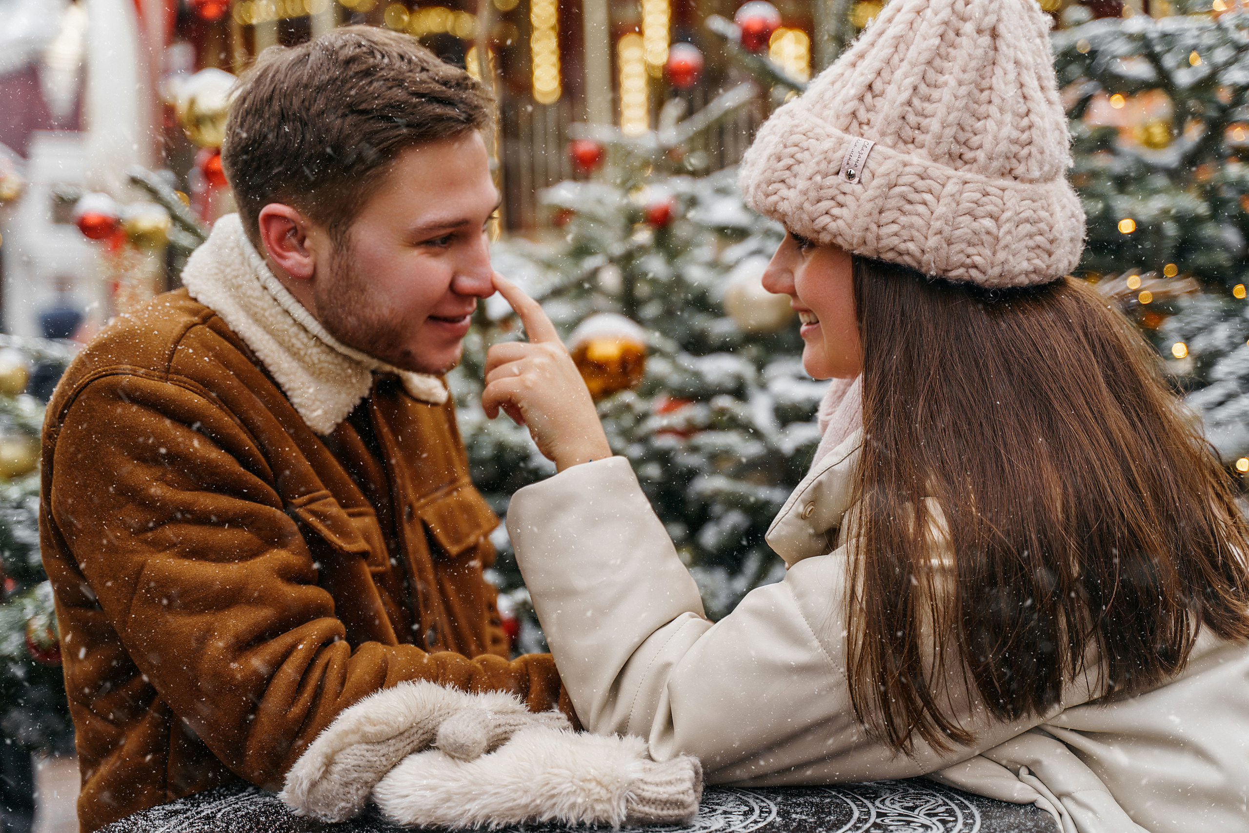 Зимняя love storу ГУМ. Свадебный фотограф