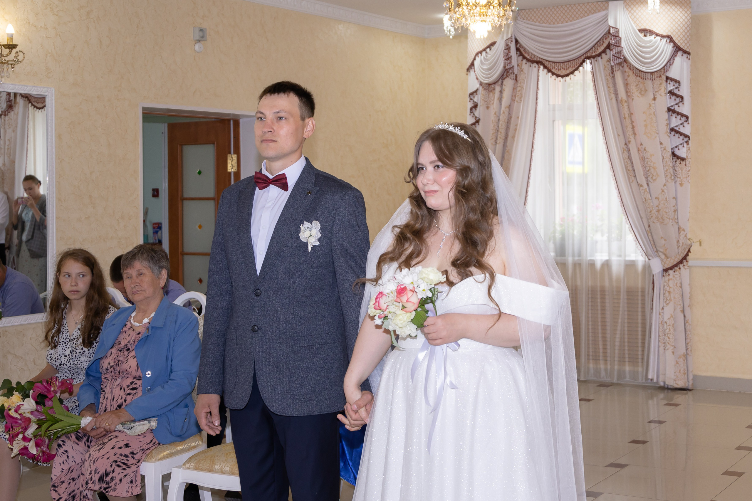 Свадебная съемка регистрации в ЗАГСе г. Можга