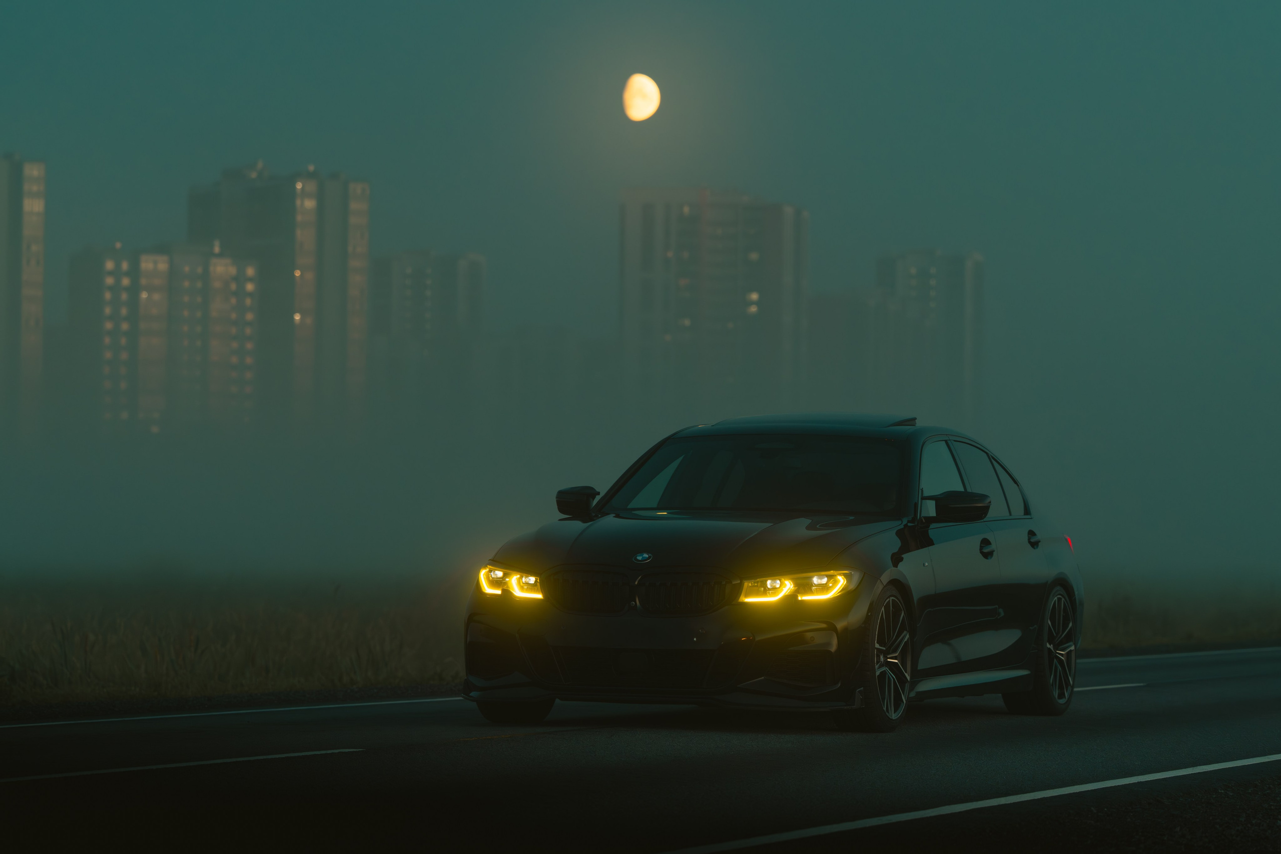 BMW 3 Series Night ed. Автомобильный фотограф в Санкт-Петербурге