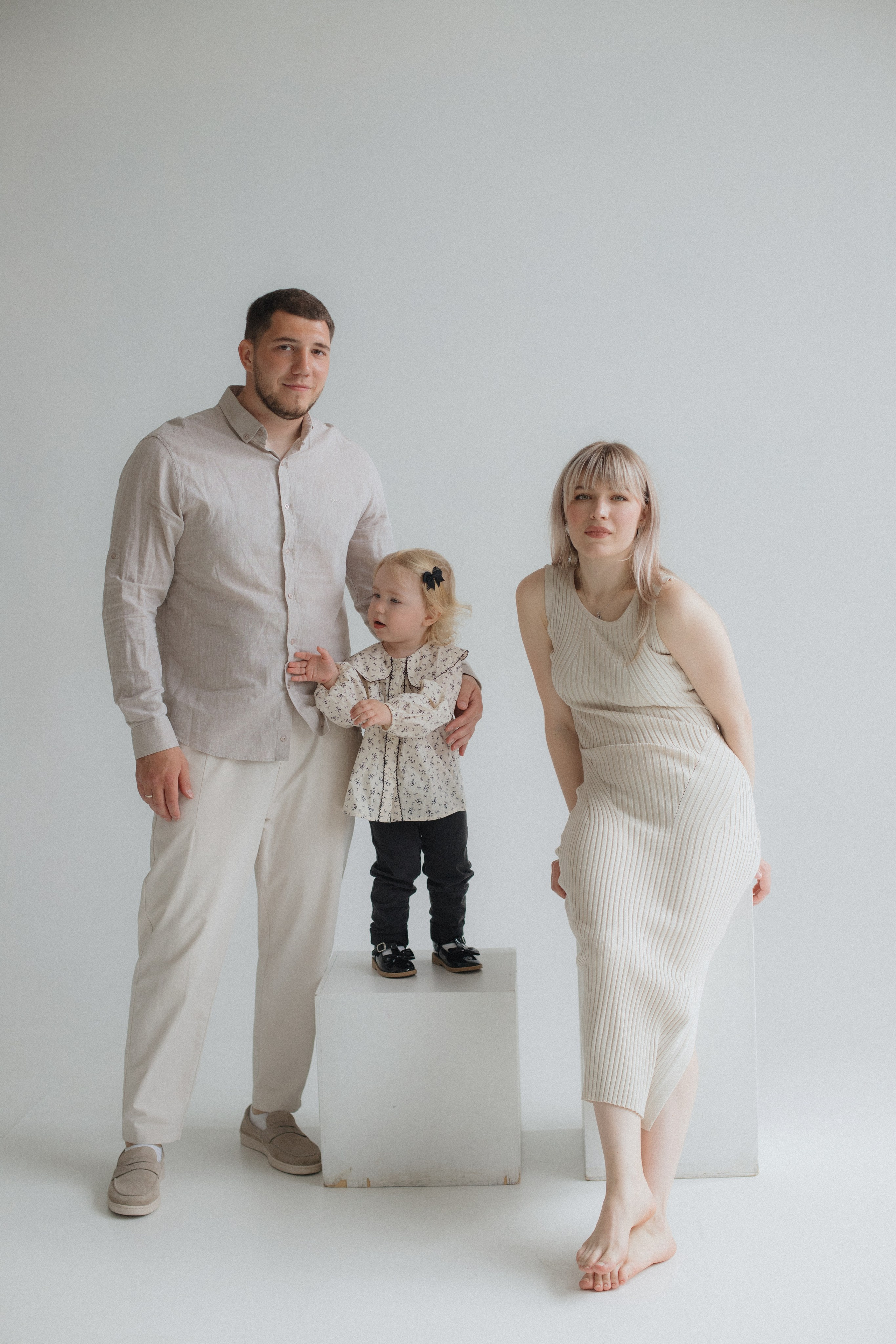 Юра + Настя + Тася. Семейный и детский фотограф Юлия Шох