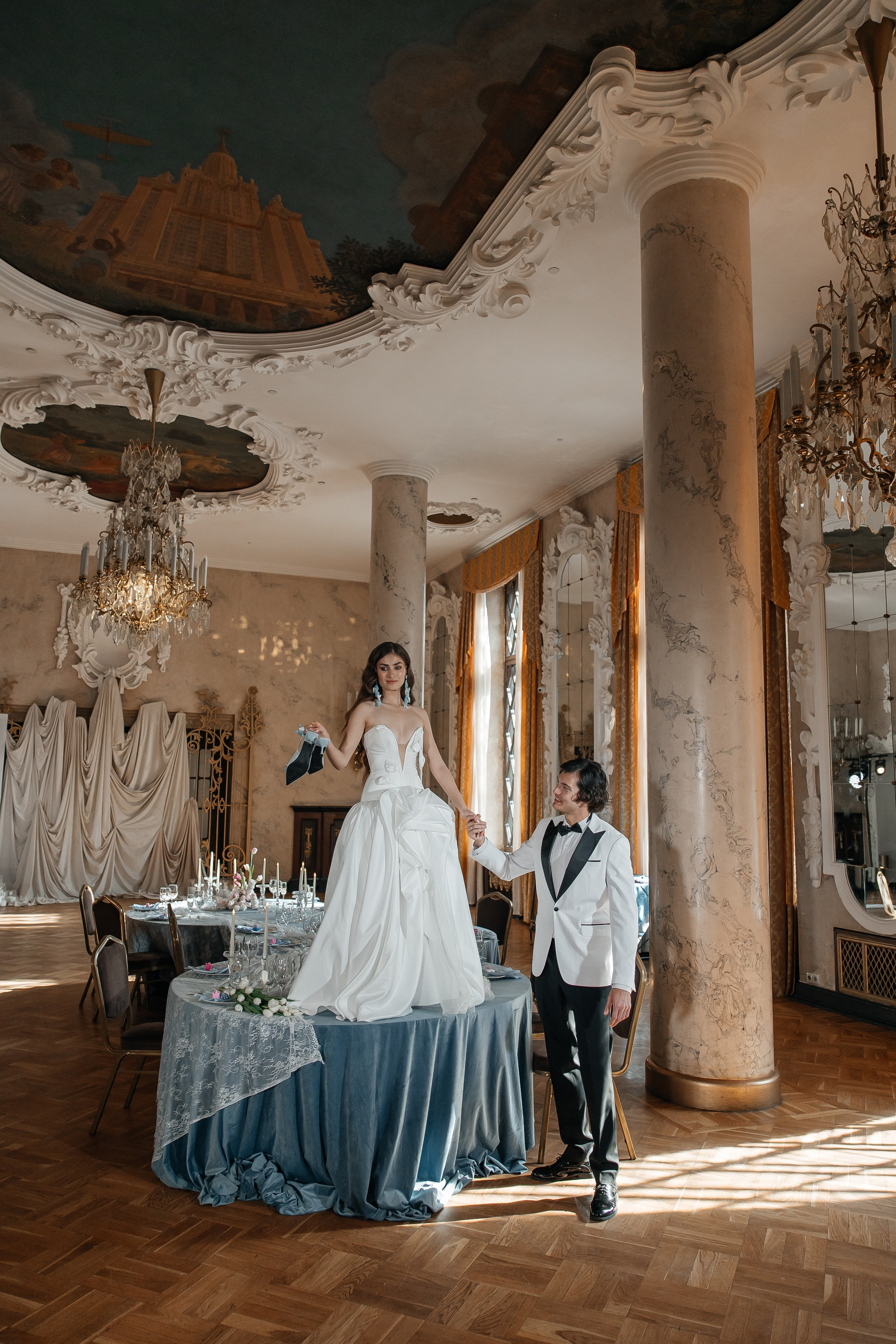 выездная церемония регистрация брака в отеле HILTON MOSCOW LENINGRADSKAYA