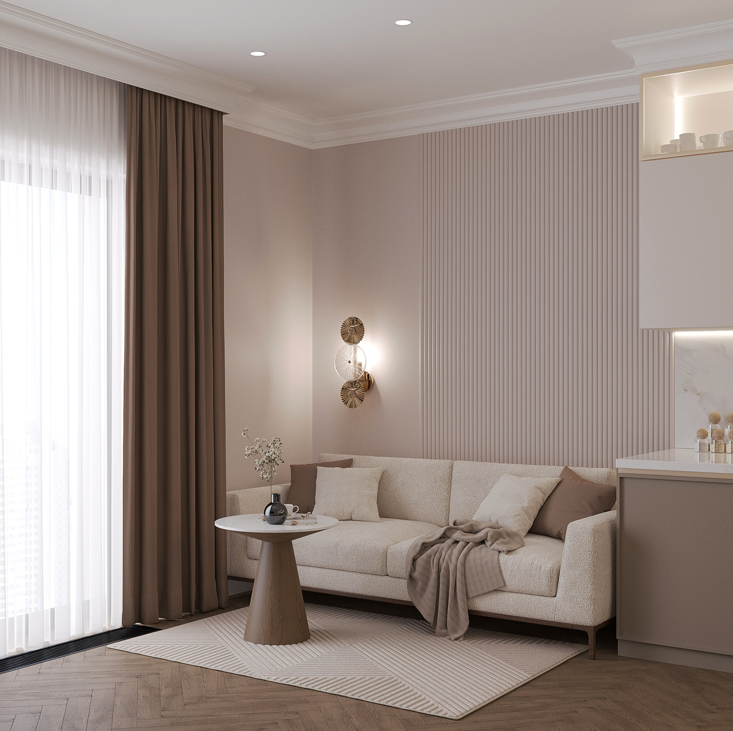 Проект ЖК City Bay Москва. Студия дизайна интерьера Лактионовой Елены