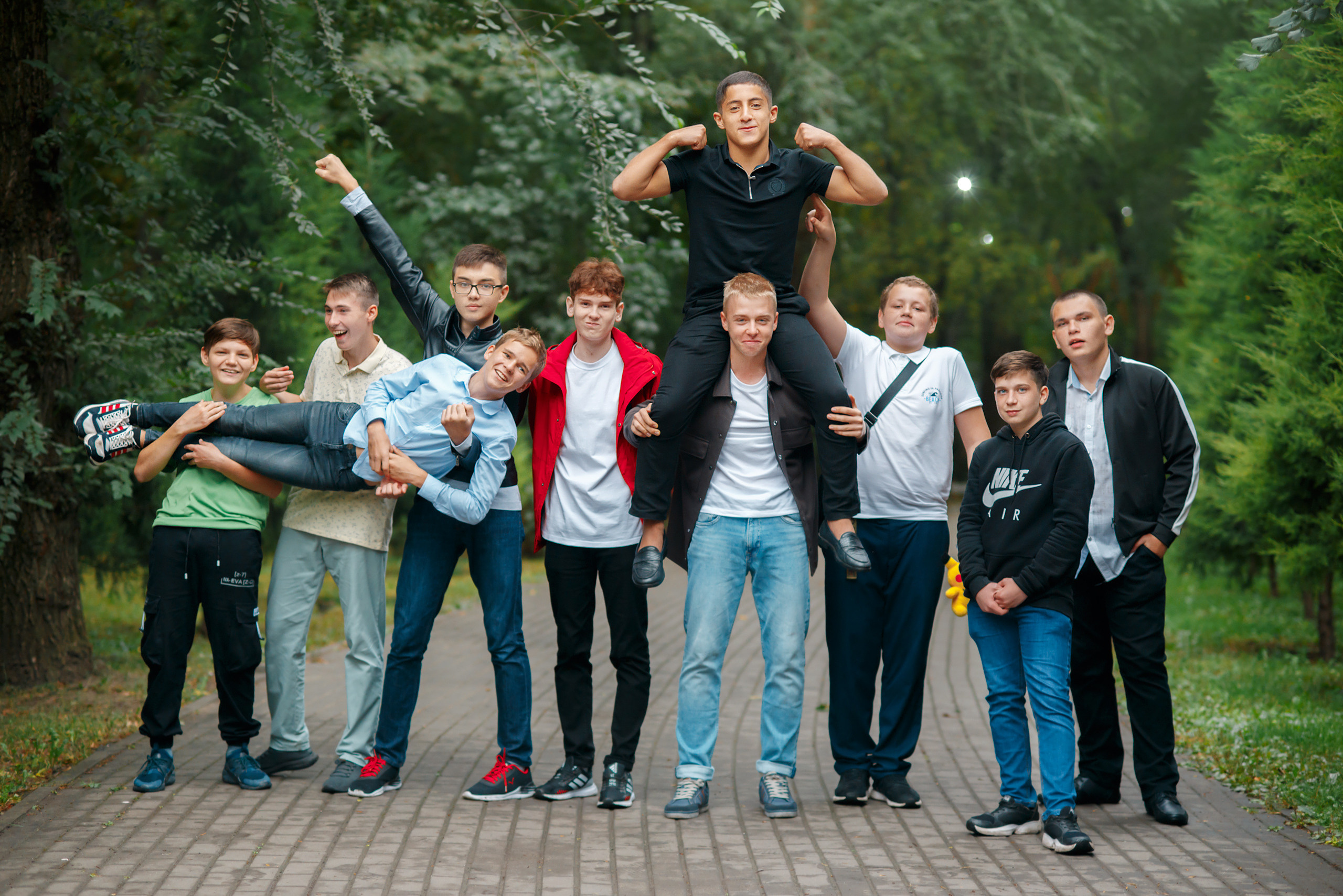 Осенняя съемка школьников. BookVa-выпускные альбомы