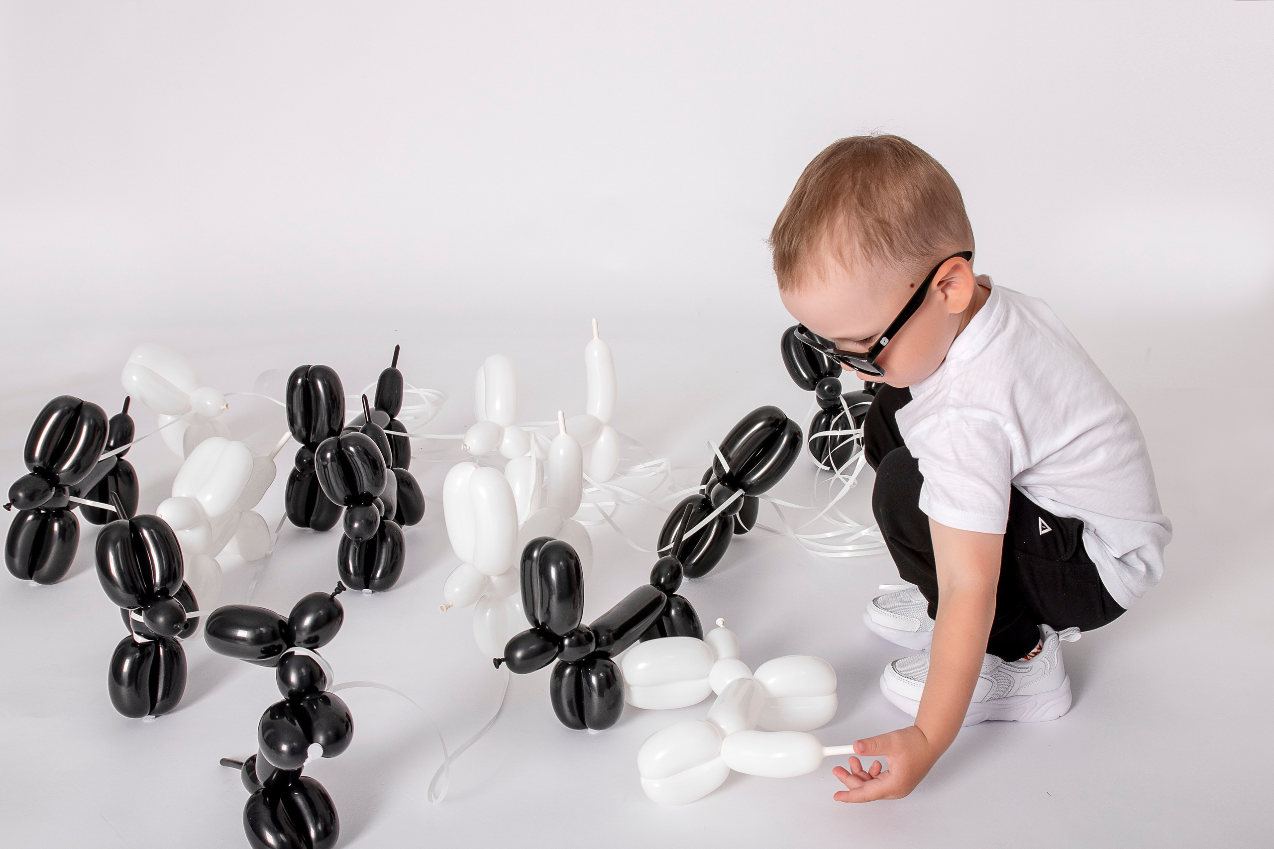 Фотосессия с воздушными шариками для Саши. Фотограф Наталья Жильцова