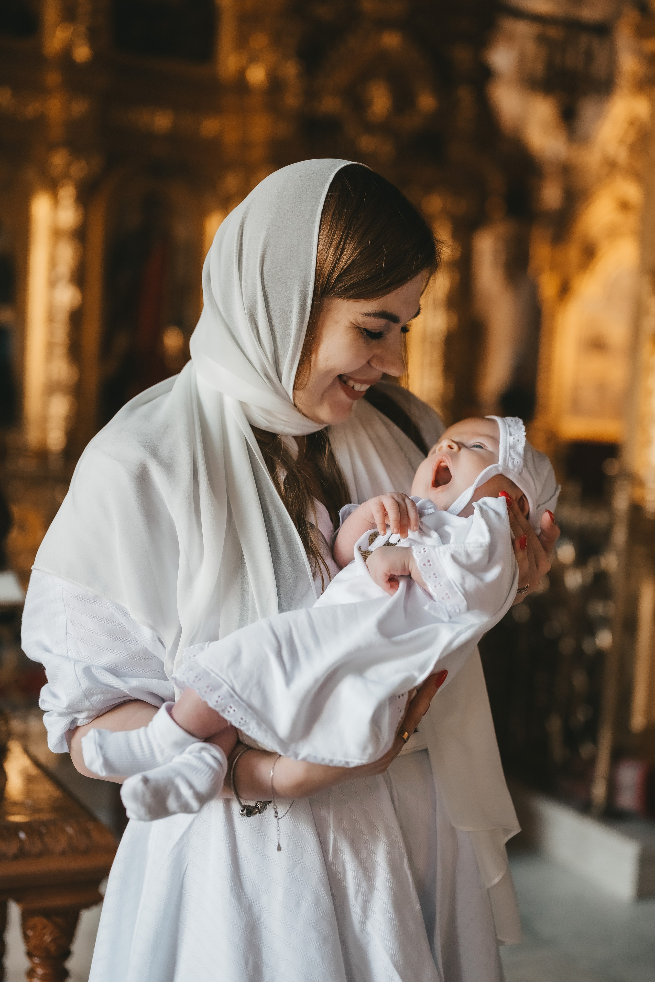 Таинство крещения Арины. Свадебный и семейный фотограф Юлия Чернобай | Подольск, Москва, Московская область