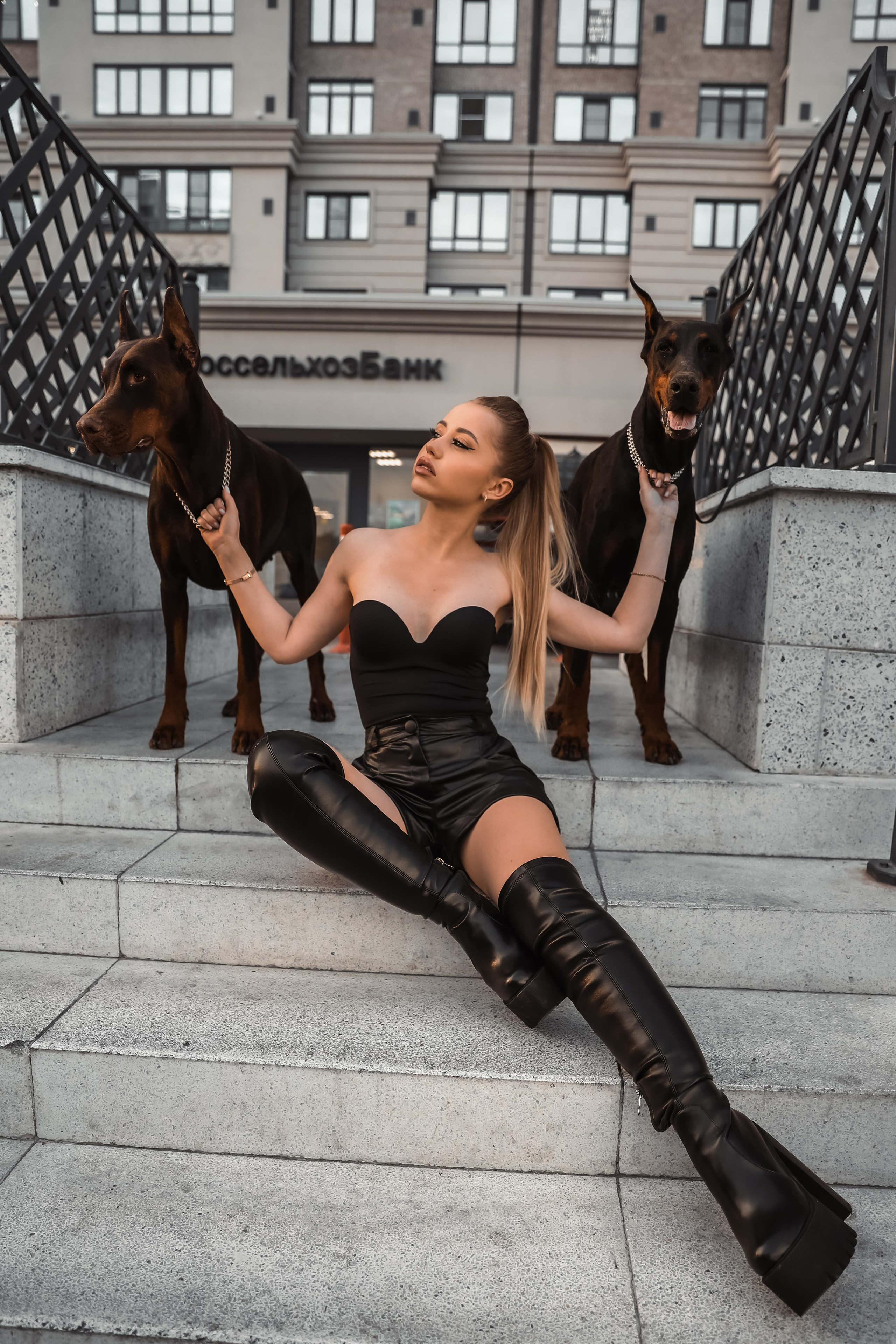 ПРОЕКТ «ДОБЕРМАНЫ». Photographer Viktoriya Markushina «My world throug»