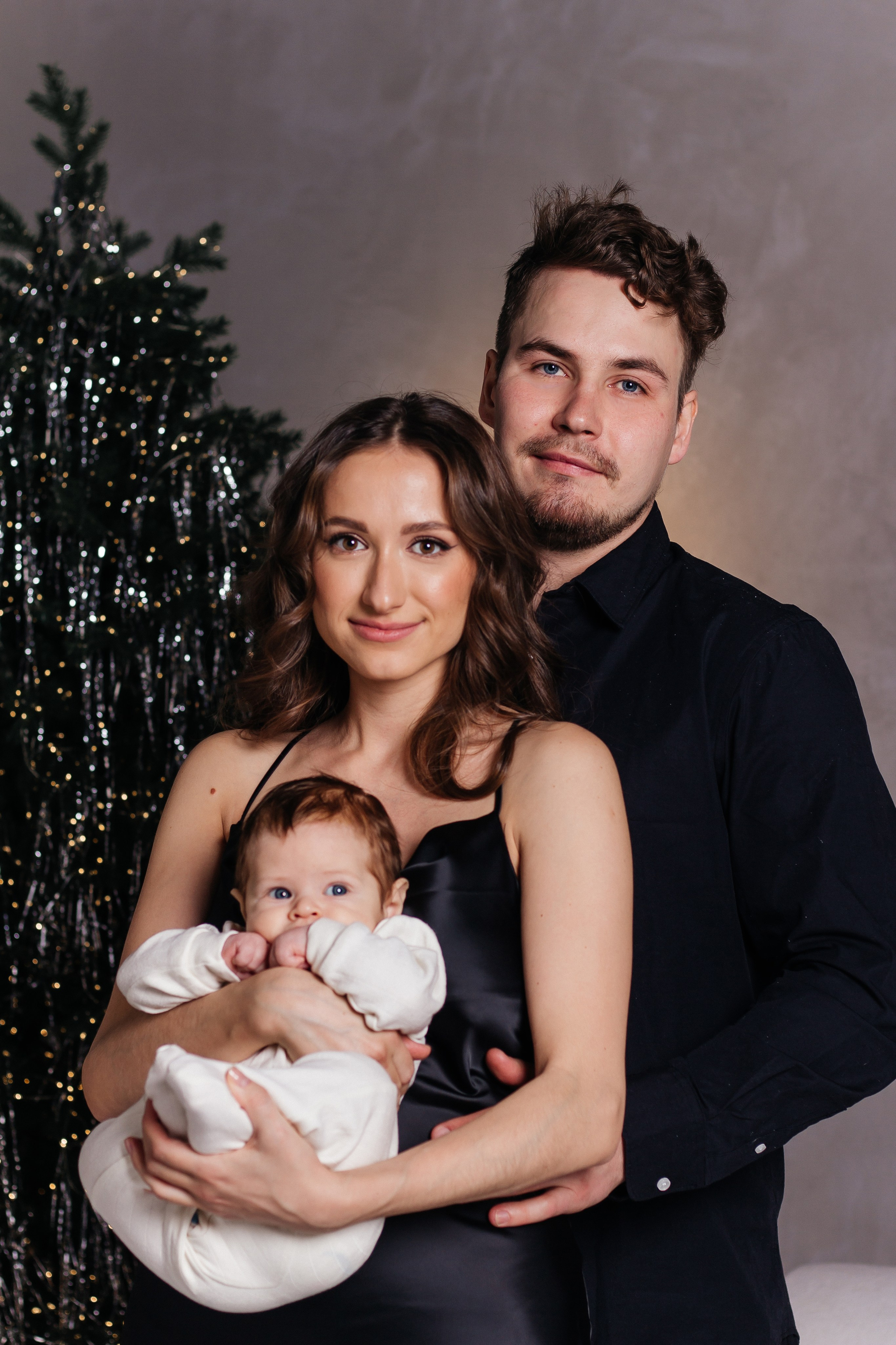 Стильный семейный New Year. Фотограф Красноярск Архипова Алина